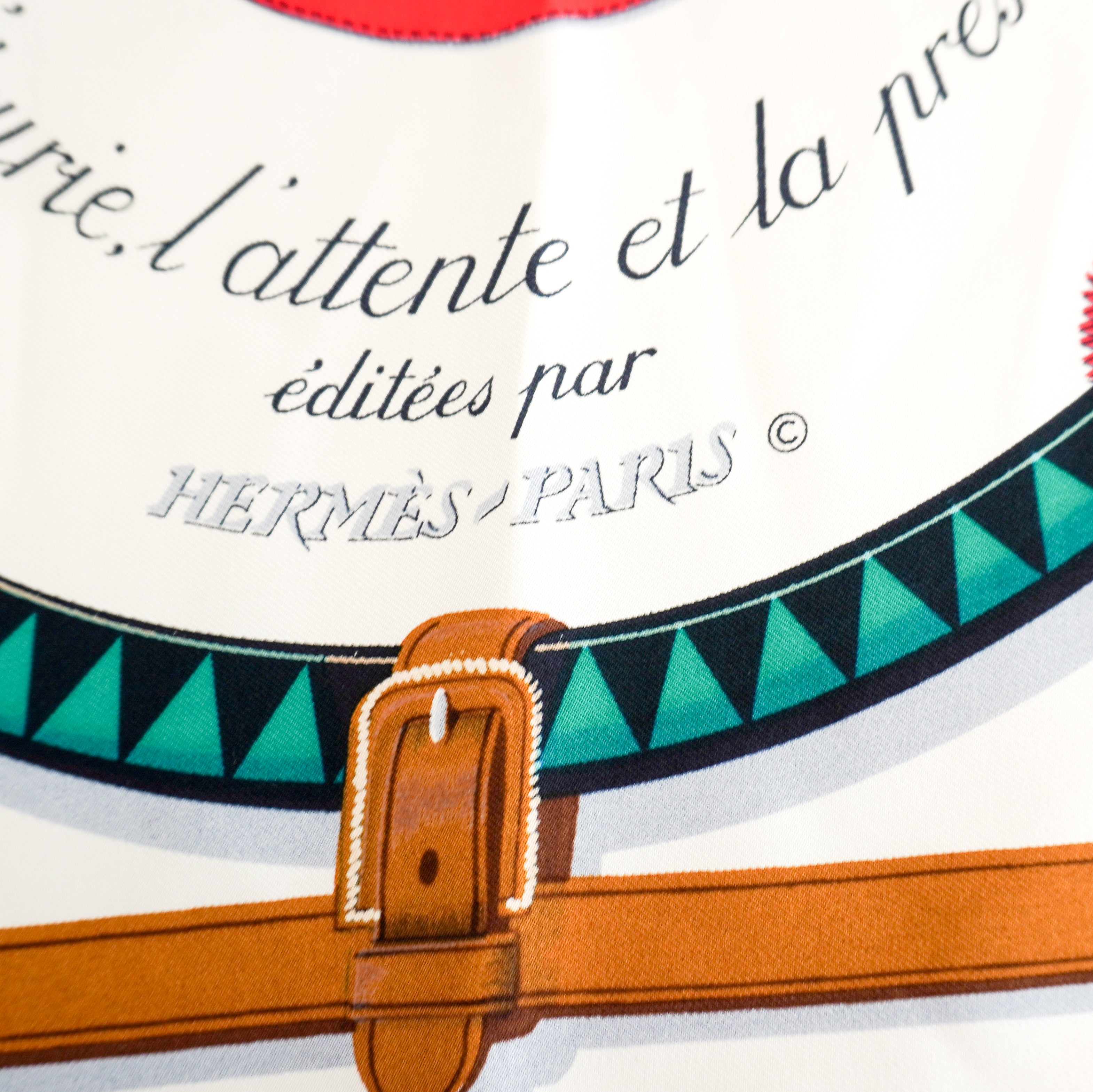 Hermès Couvertures et Tenues de Jour Carré 90 Silk Scarf (RRP £520) | Authentic Preloved FINAL SALE