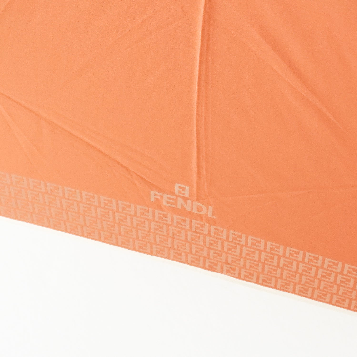 Fendi Orange FF Logo Folding Umbrella (RRP £400) | Authentic Preloved FINAL SALE