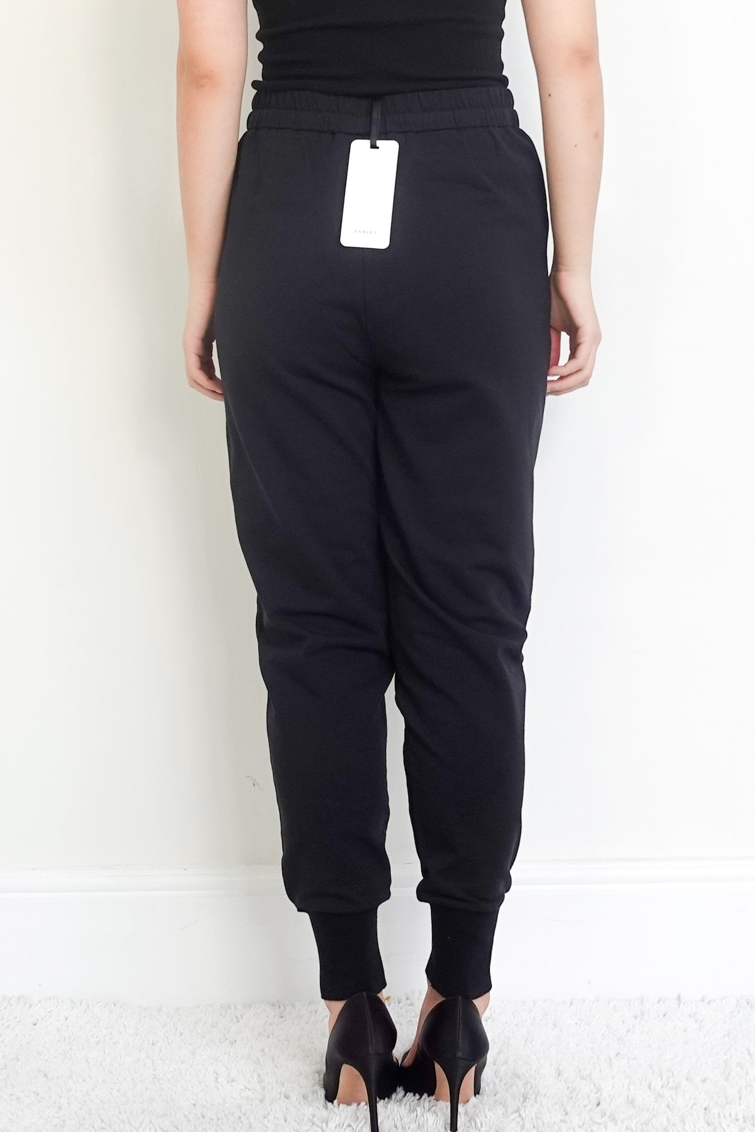Black joggers with drawstring RRP £96