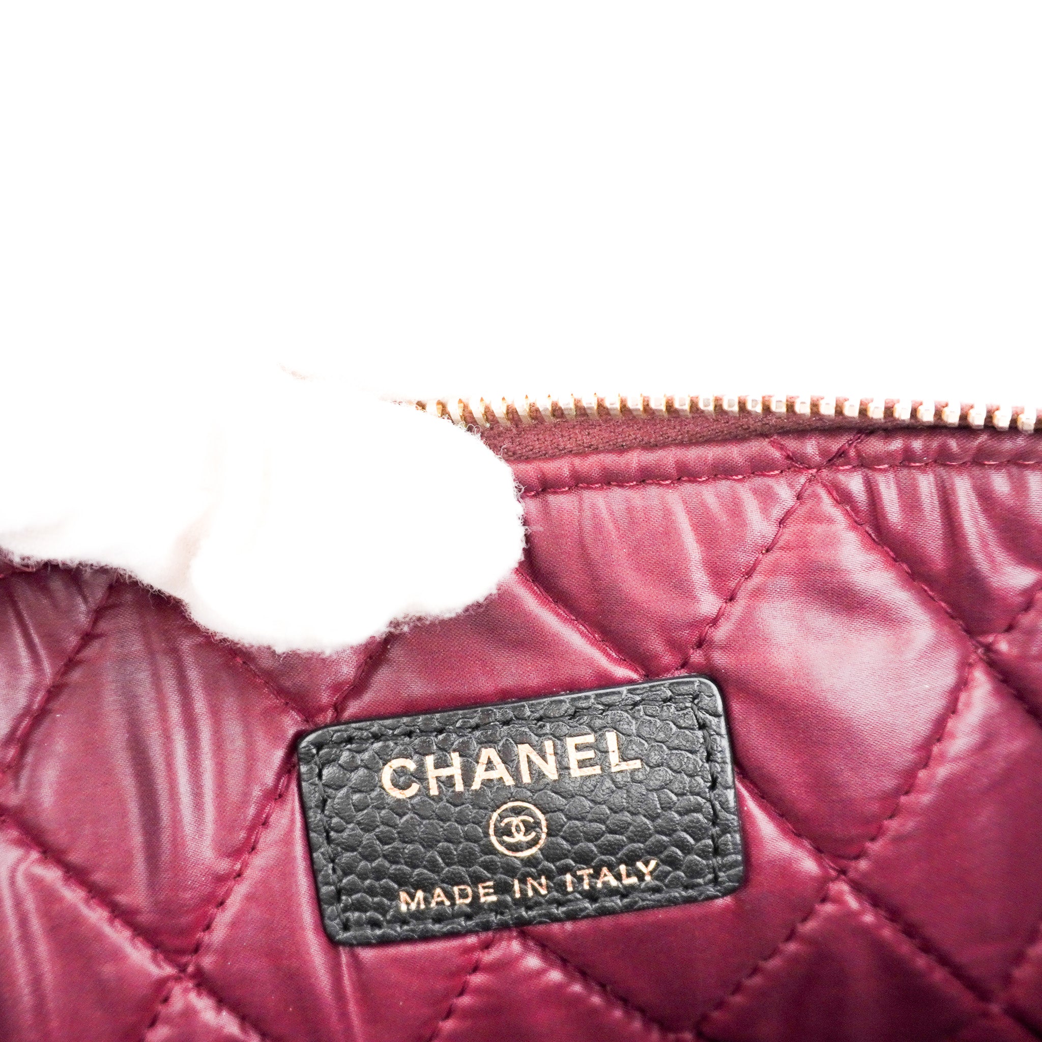Chanel Large Lambskin Quilted O Case Clutch | Authentic Preloved - Reloved Again