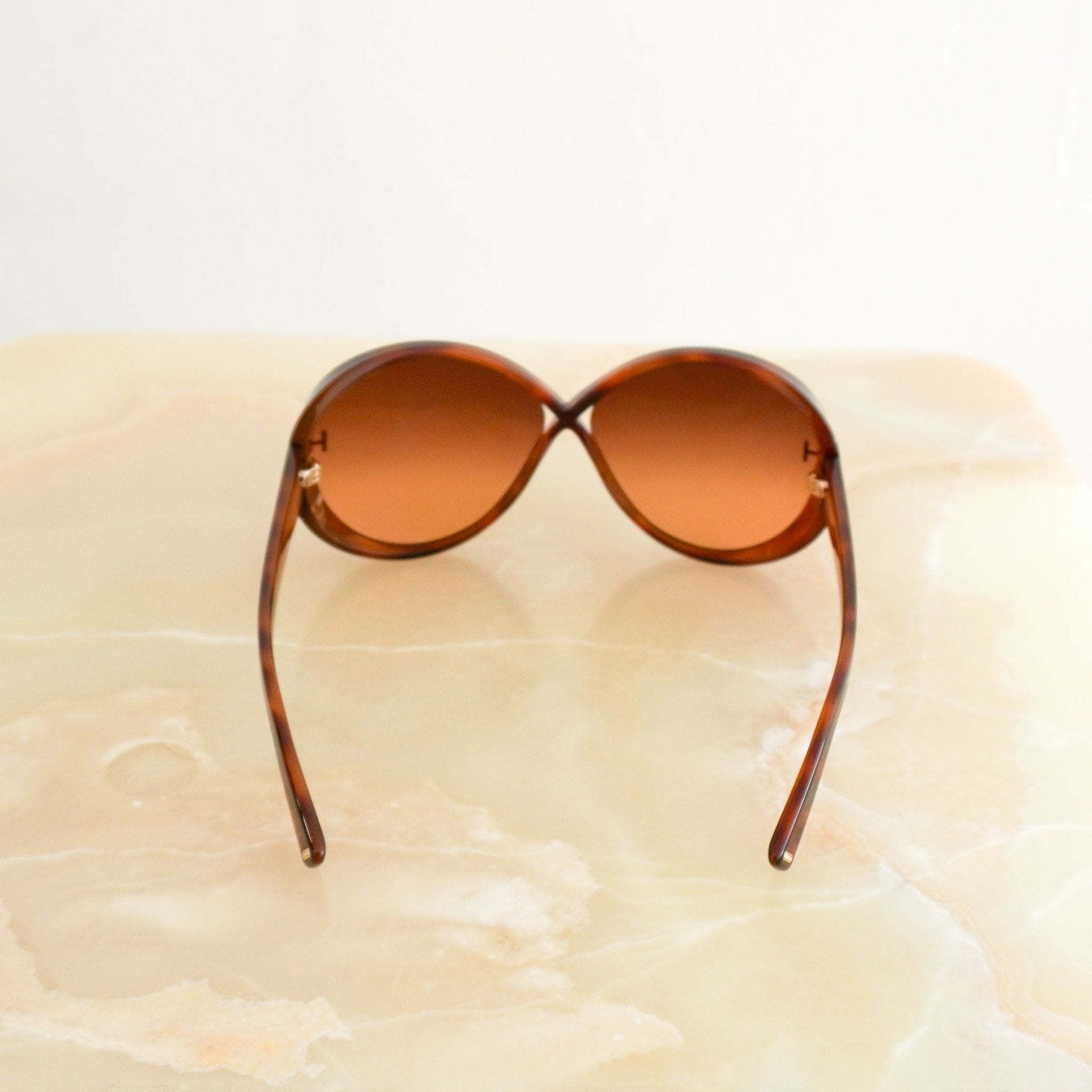 Tom Ford Edie-02 TF1116 53F Brown Havana Round Sunglasses (RRP £400) | Authentic Preloved FINAL SALE - Reloved Again