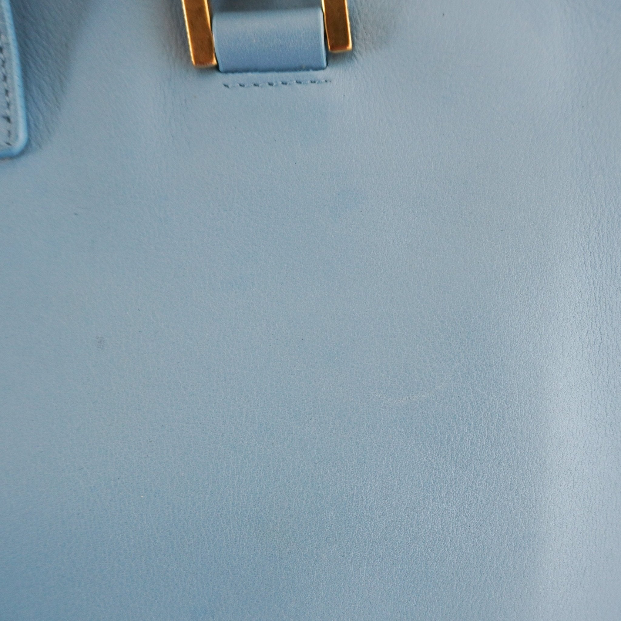 Saint Laurent Y Ligne Cabas Bag in Light Blue RRP £1800 | Authentic Preloved - Reloved Again