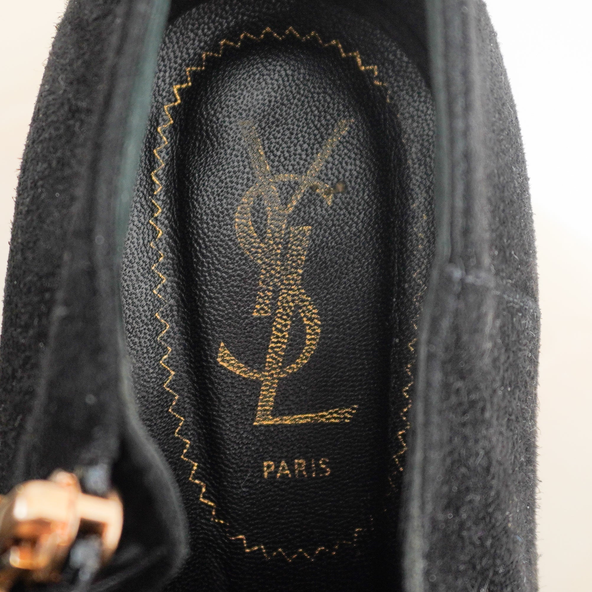 Saint Laurent Suede Boot Heels RRP £550 | Authentic Preloved