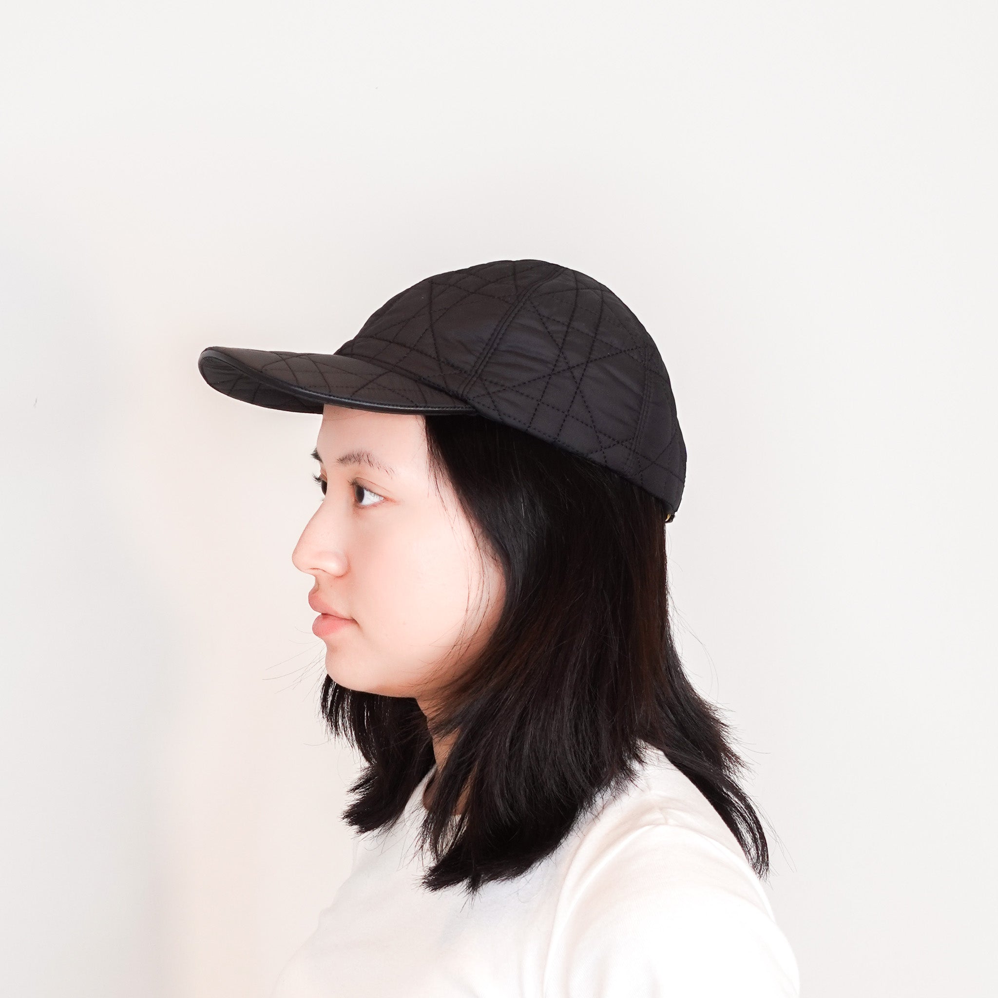 NEW Dior D Player Cannage Cap in Noir RRP £520 | Authentic Preloved FINAL SALE - Reloved Again