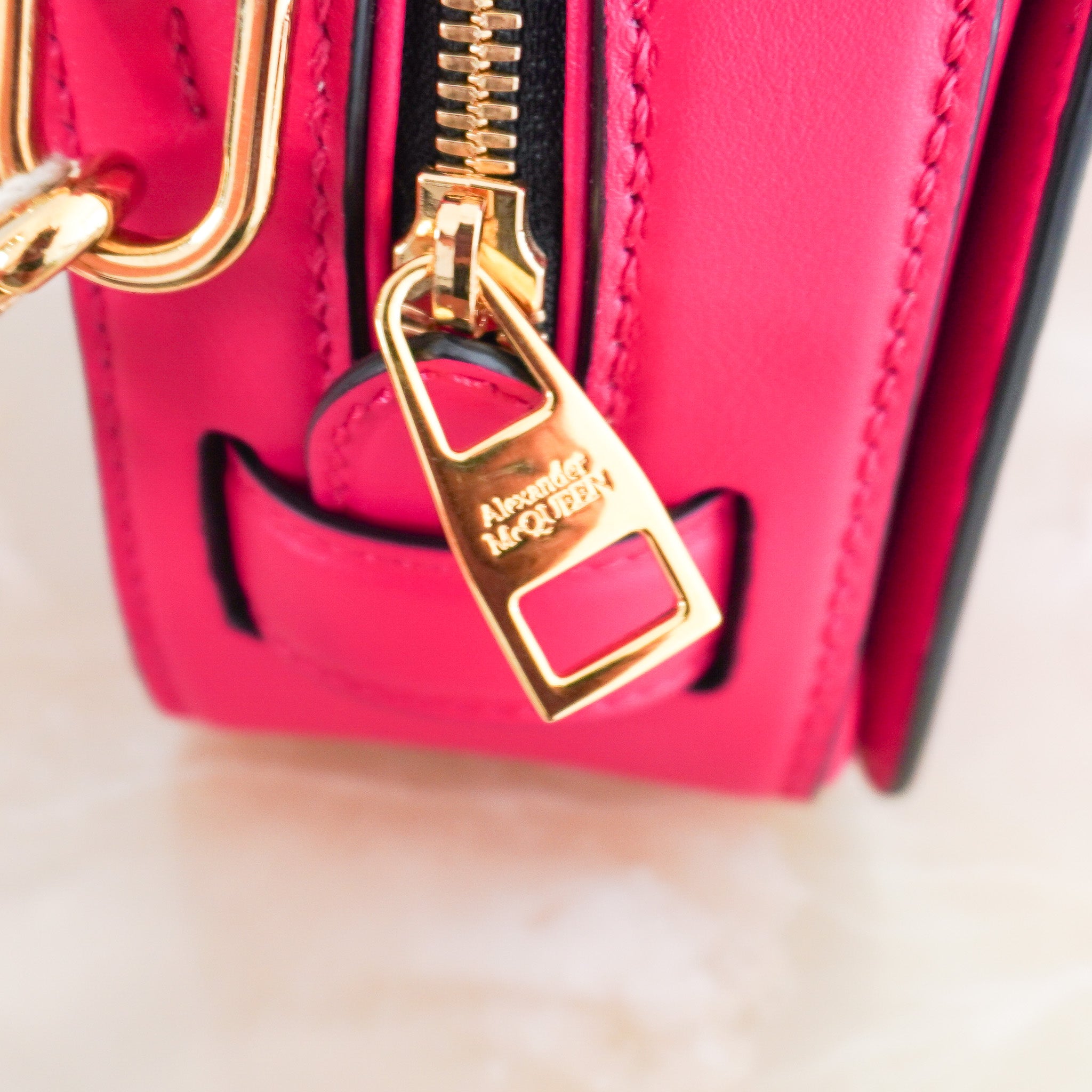 Alexander Mcqueen the Myth Box Bag in Pink RRP £500 | Authentic Preloved FINAL SALE - Reloved Again