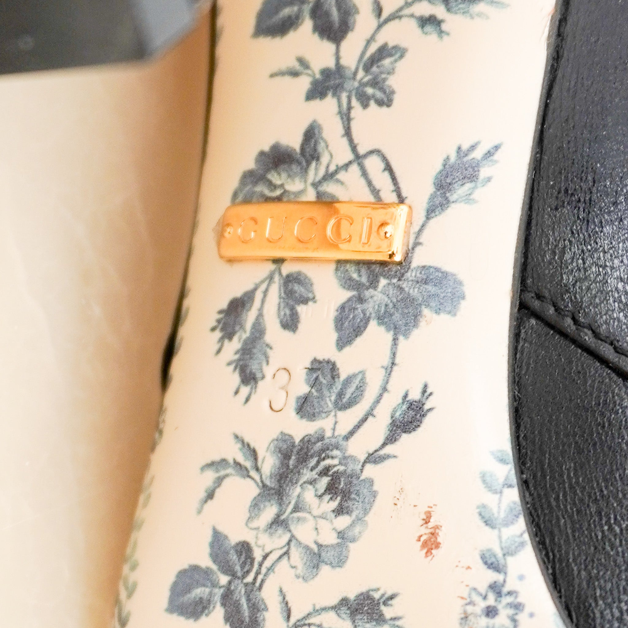 Gucci Marmont Victoire Black Pumps (RRP £815) | Authentic Preloved