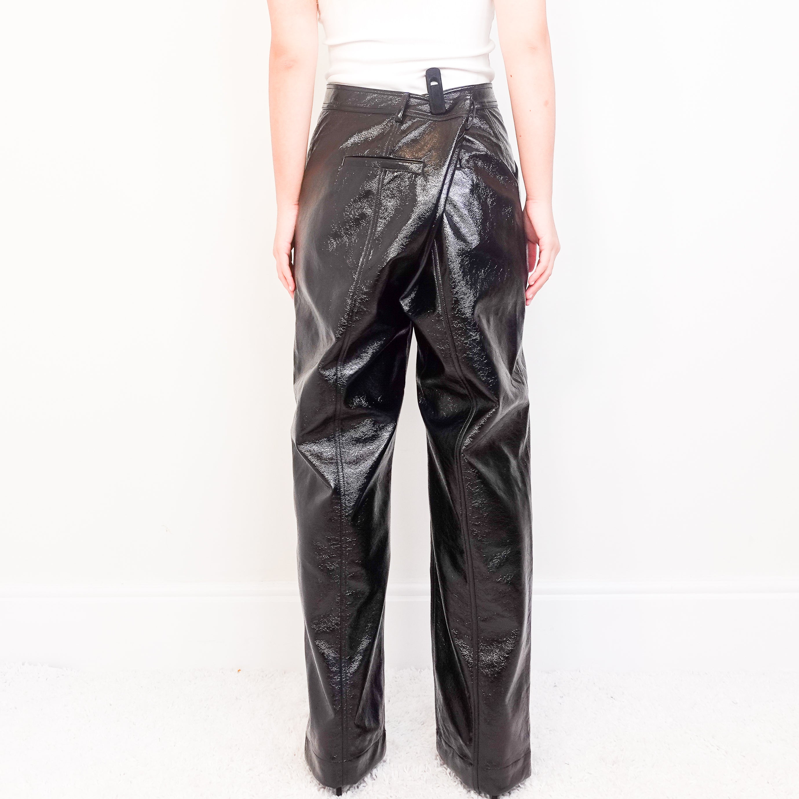 Faux Leather Trousers RRP £250