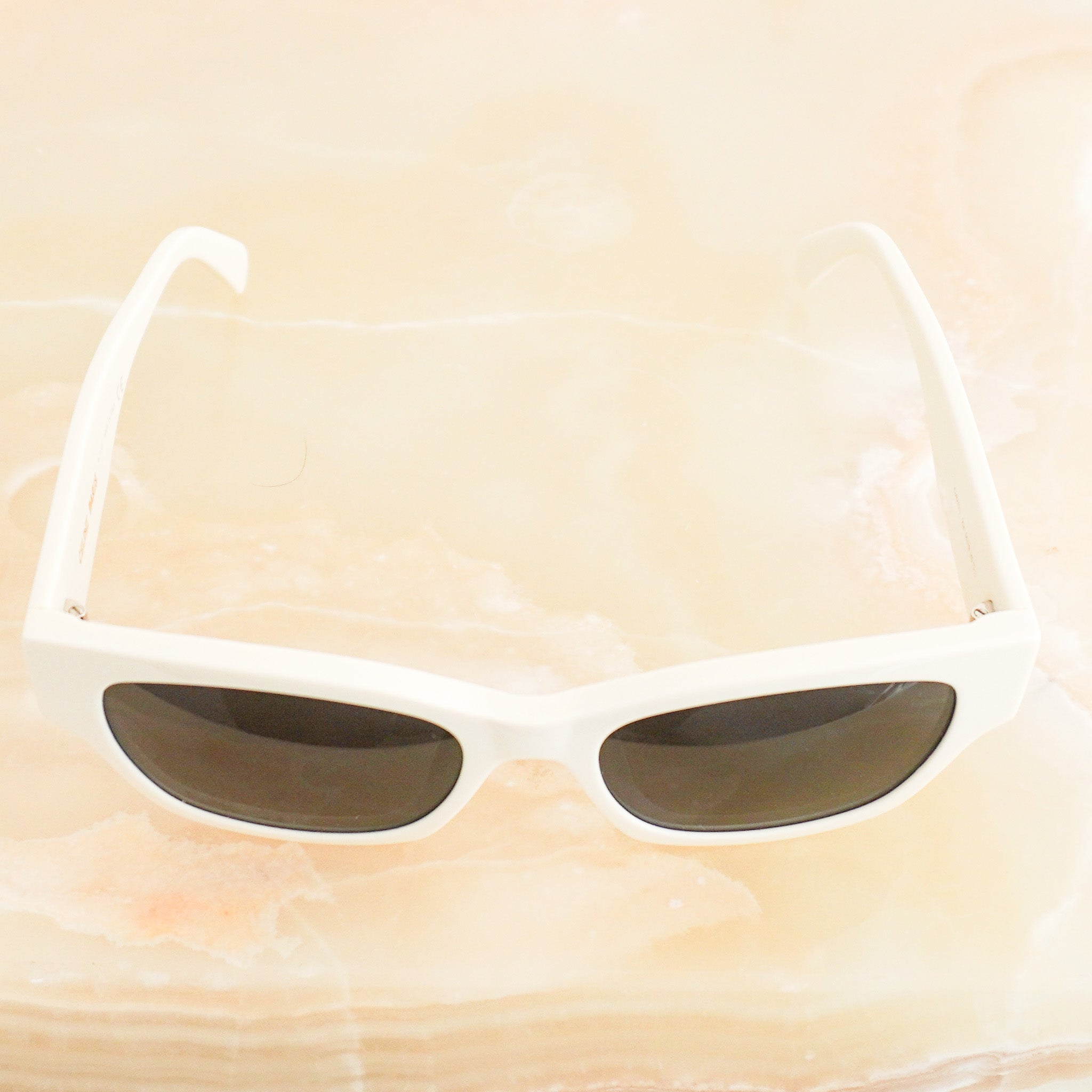 Celine White Square Sunglasses RRP £340 | Authentic Preloved FINAL SALE