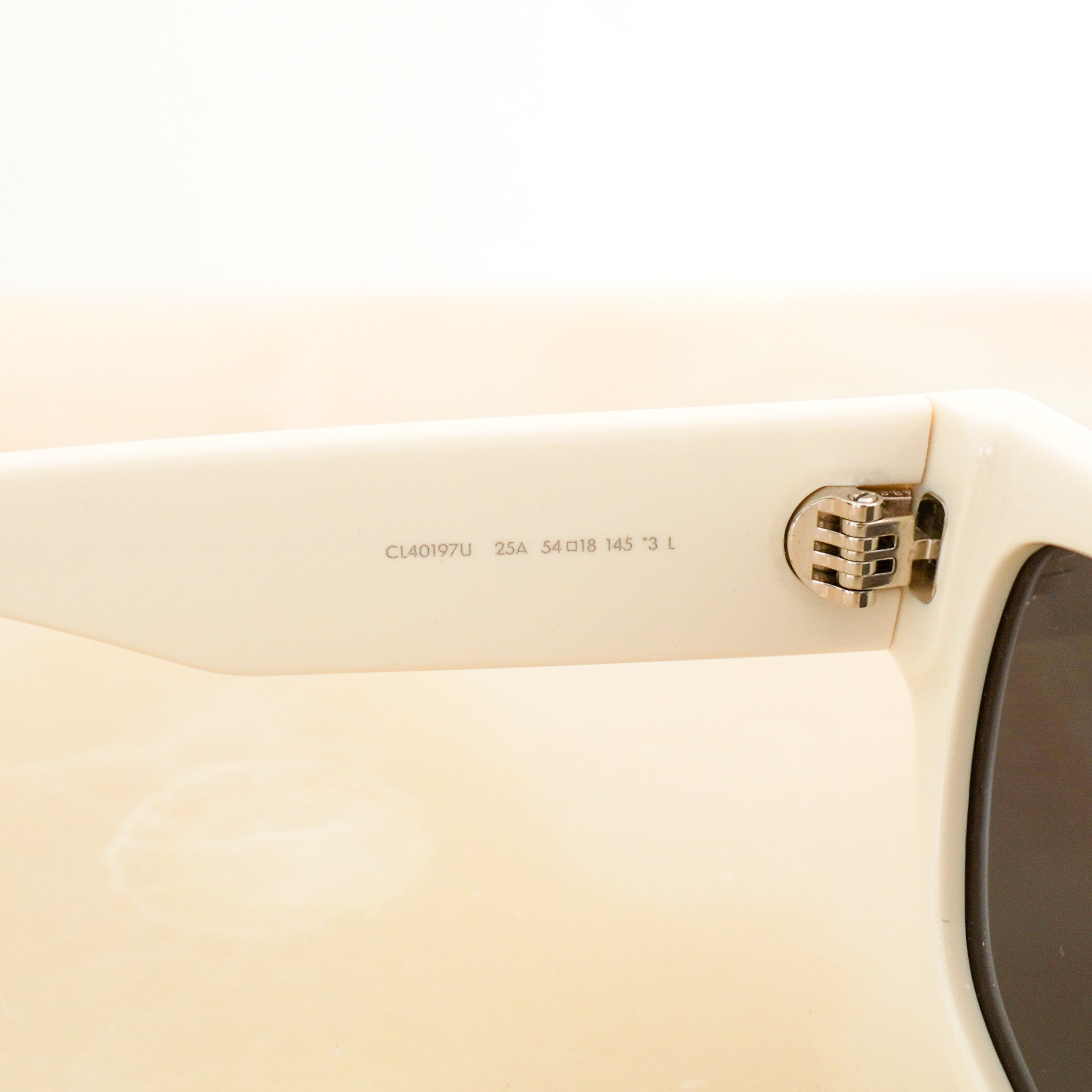 Celine White Square Sunglasses RRP £340 | Authentic Preloved FINAL SALE