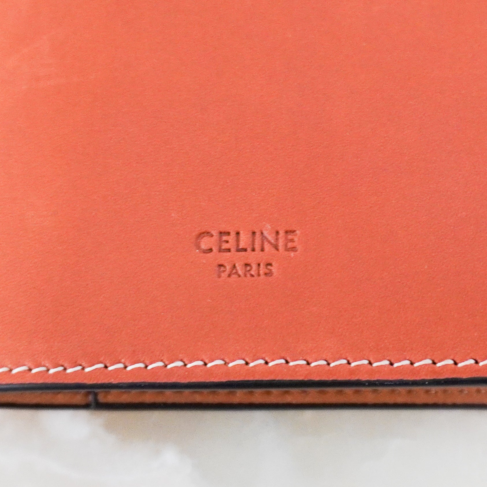 Celine Brown Leather Passport Holder RRP £280 | Authentic Preloved - Reloved Again