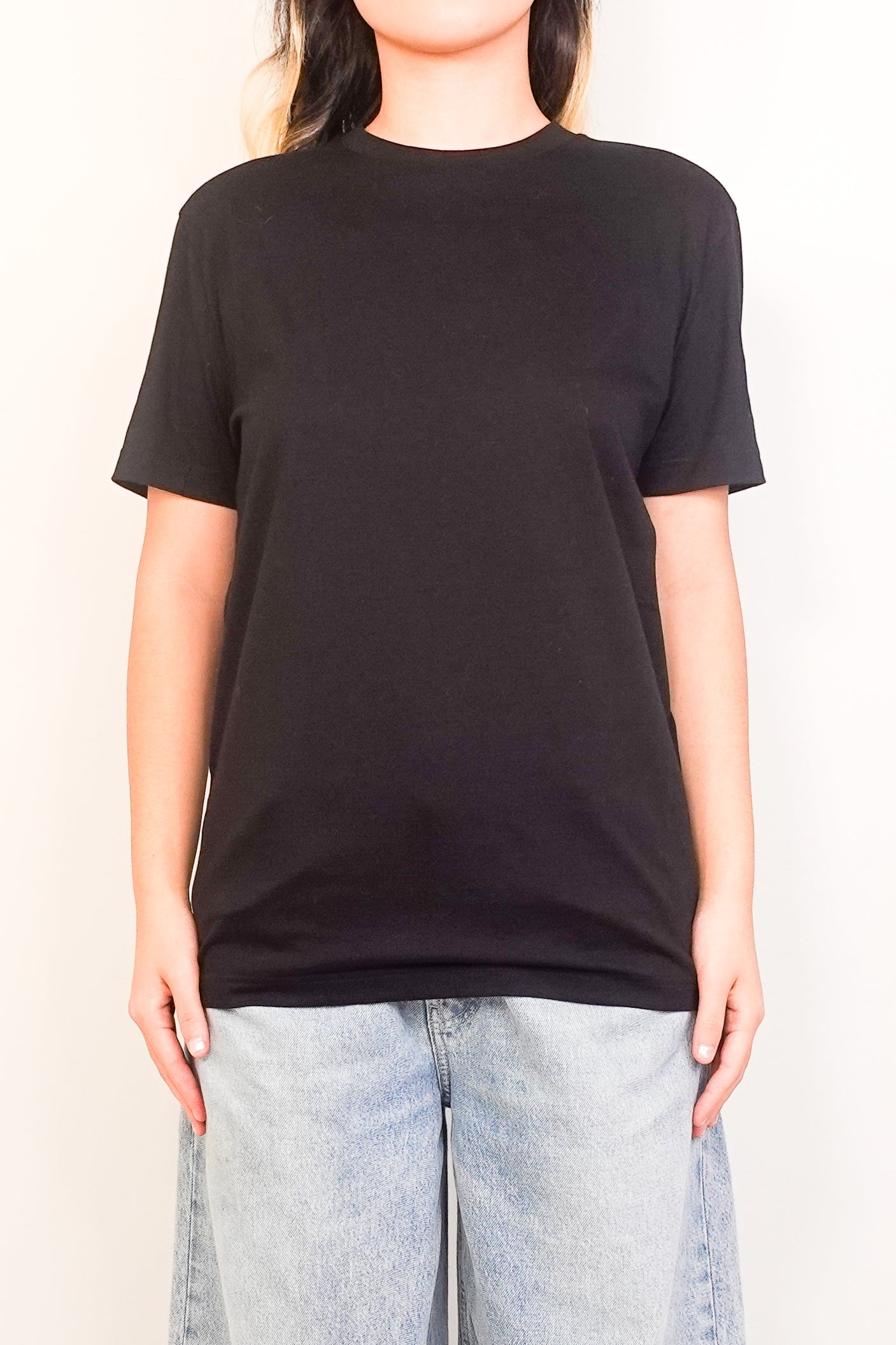 NEW Black cotton t-shirt RRP £580