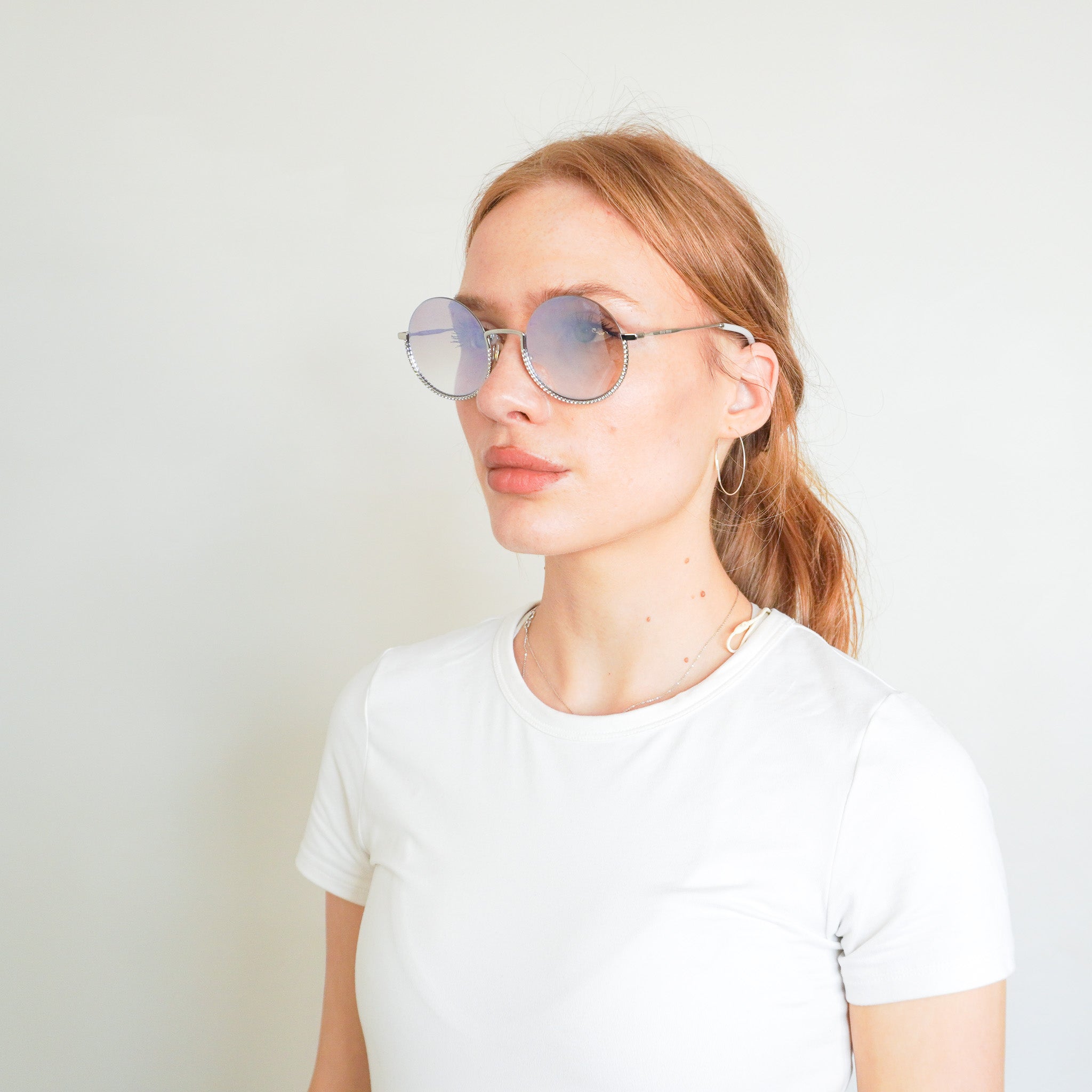 Miu Miu Round Sunglasses in Silver RRP £250 | Authentic Preloved FINAL SALE