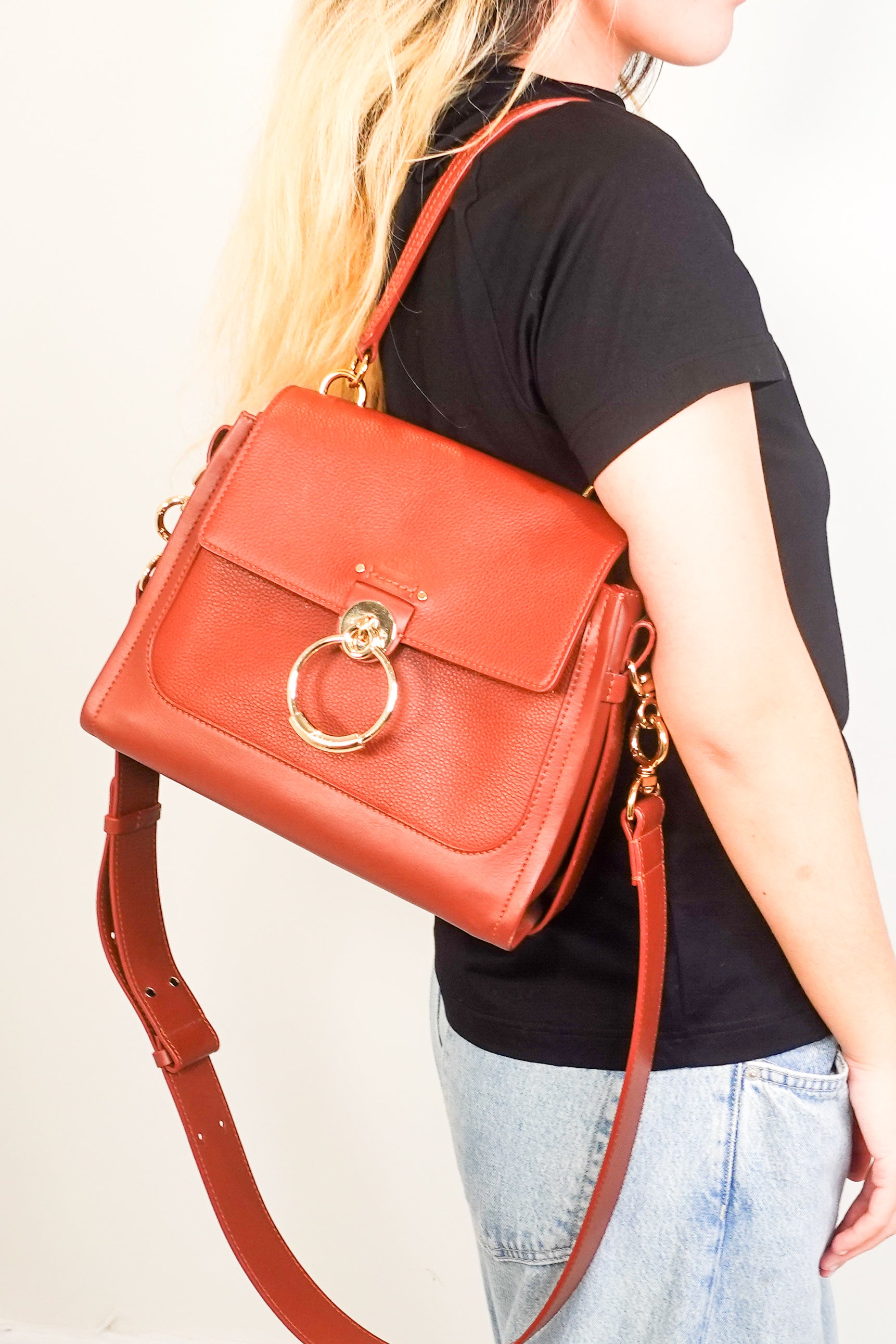 NEW Large tess leather bag RRP £1300