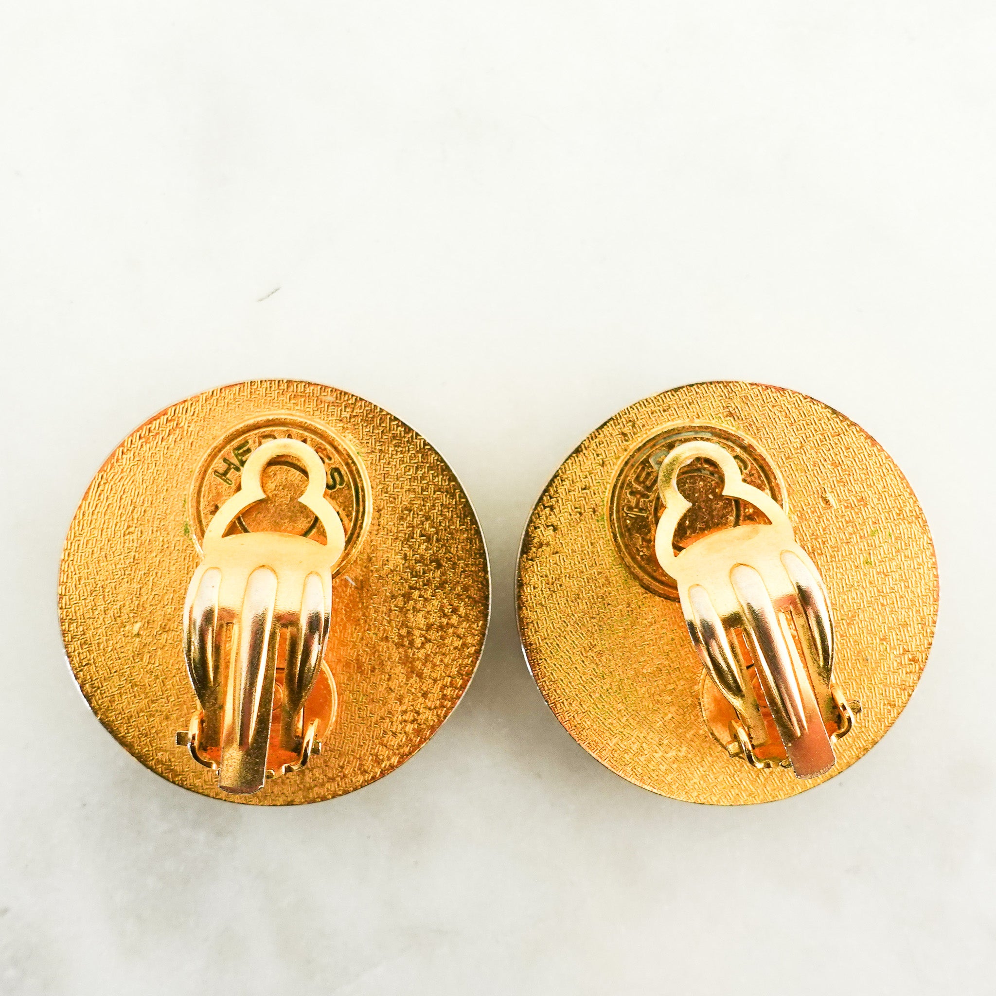 Enamel clip on earrings RRP £300