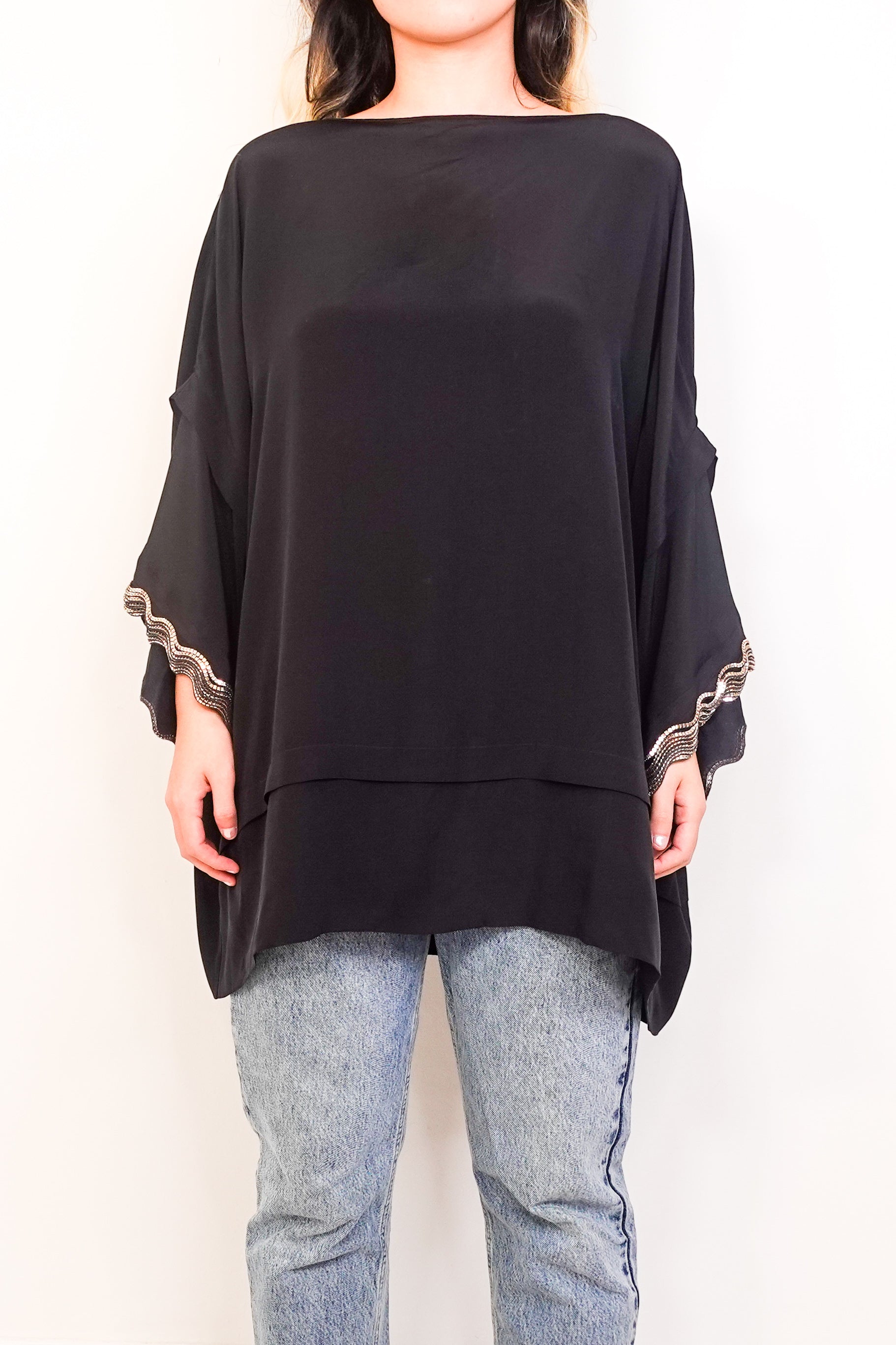 Silk Black Evening top RRP £150