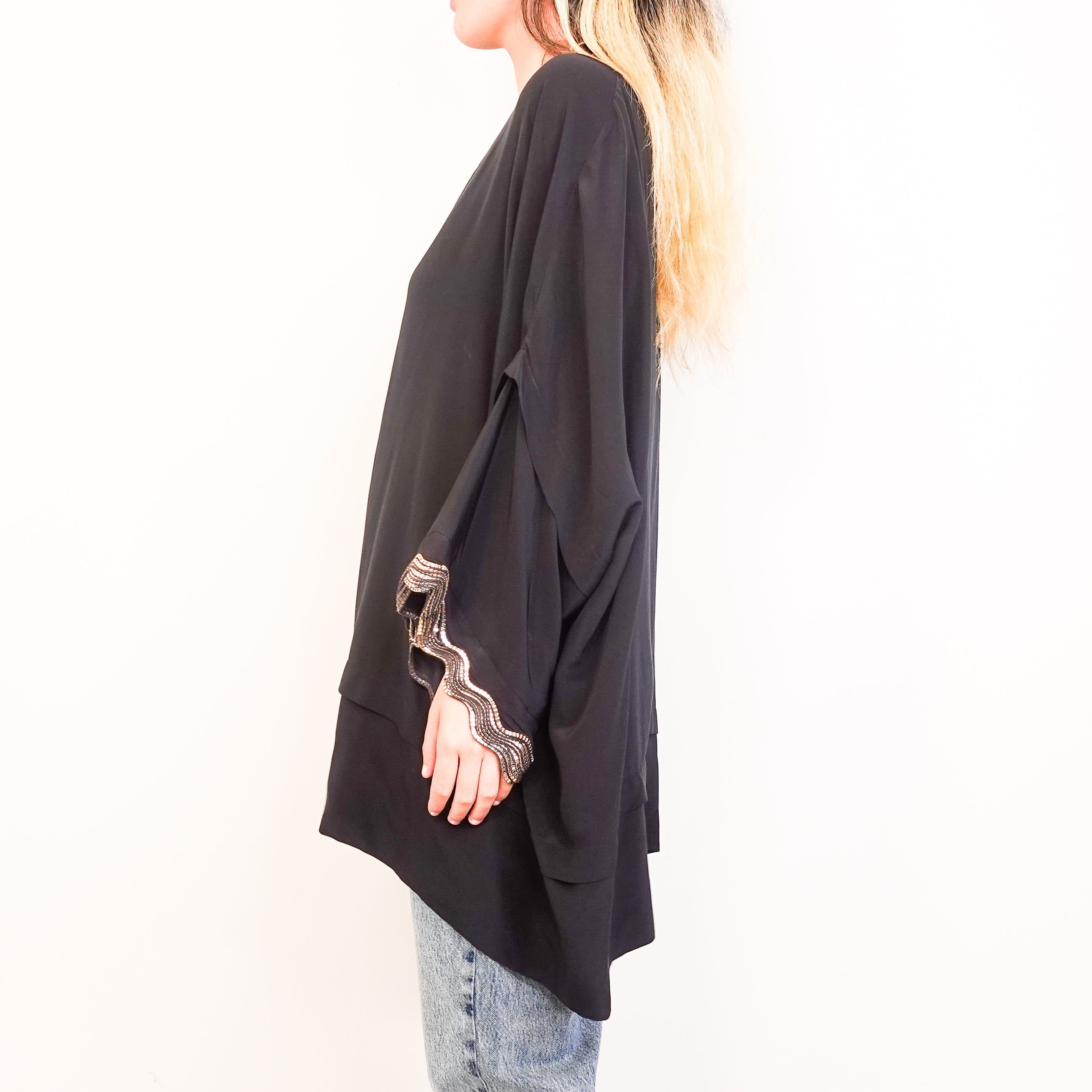 Silk Black Evening top RRP £150