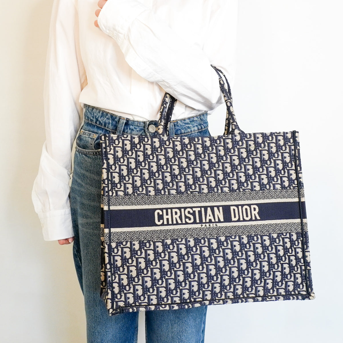 Christian Dior Large Oblique Book Tote Bag (RRP £2600) | Authentic Preloved