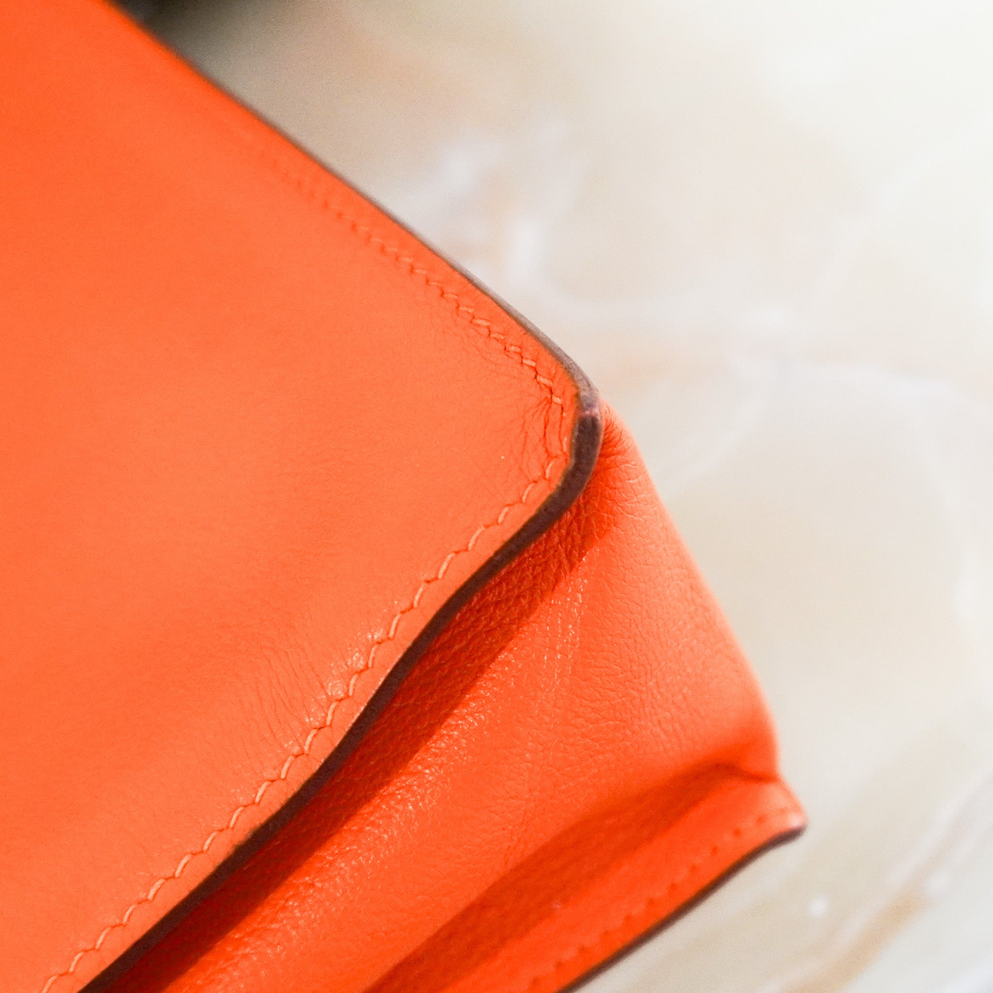 Hermès Kelly Danse Orange in Swift Leather | Authentic Preloved - Reloved Again
