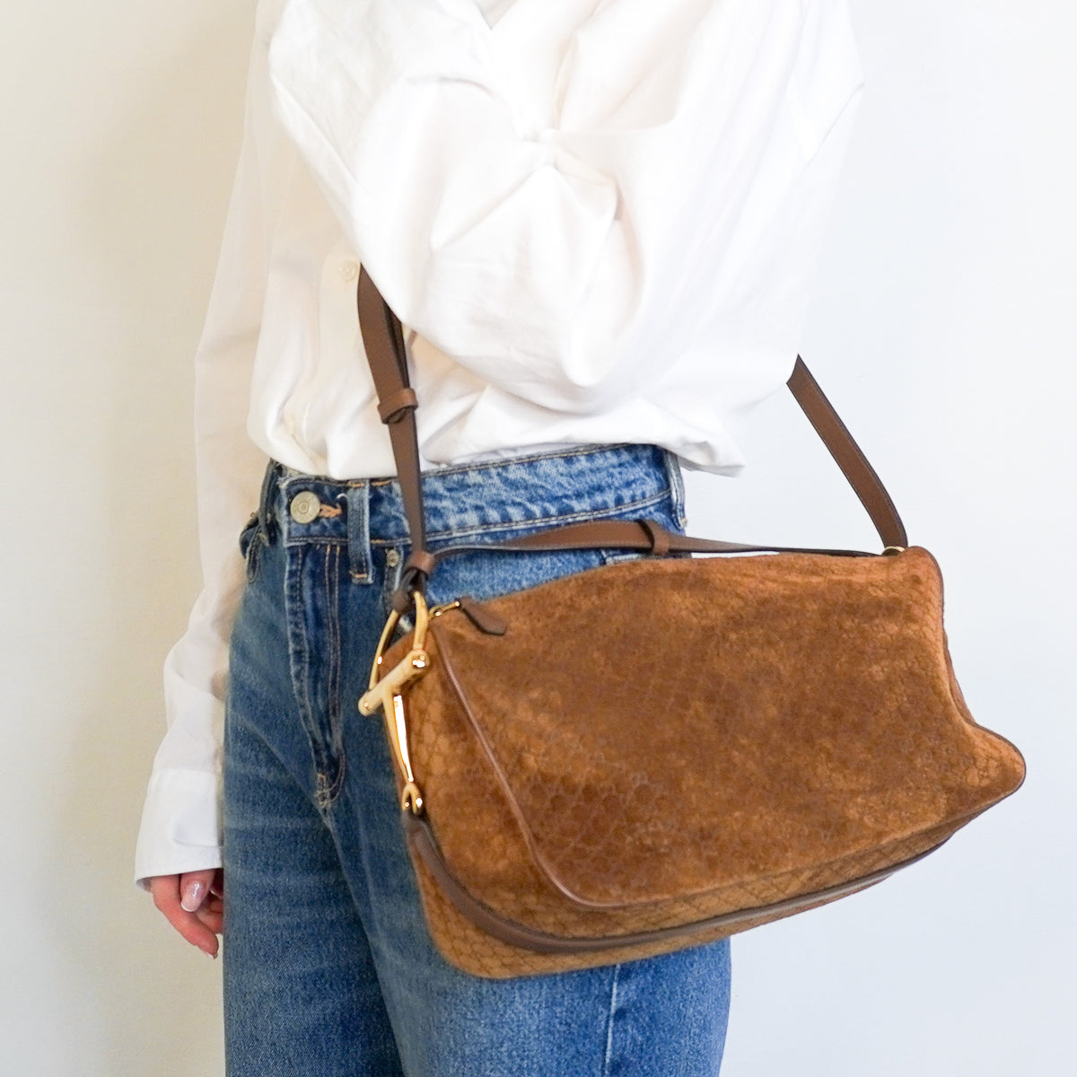 Gucci Half Horsebit Shoulder Bag (RRP £2560) | Authentic Preloved