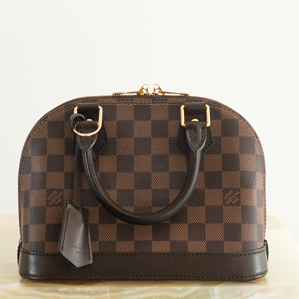 Louis Vuitton Alma BB Bag in Damier Ebene Canvas (RRP £1480) | Authentic Preloved