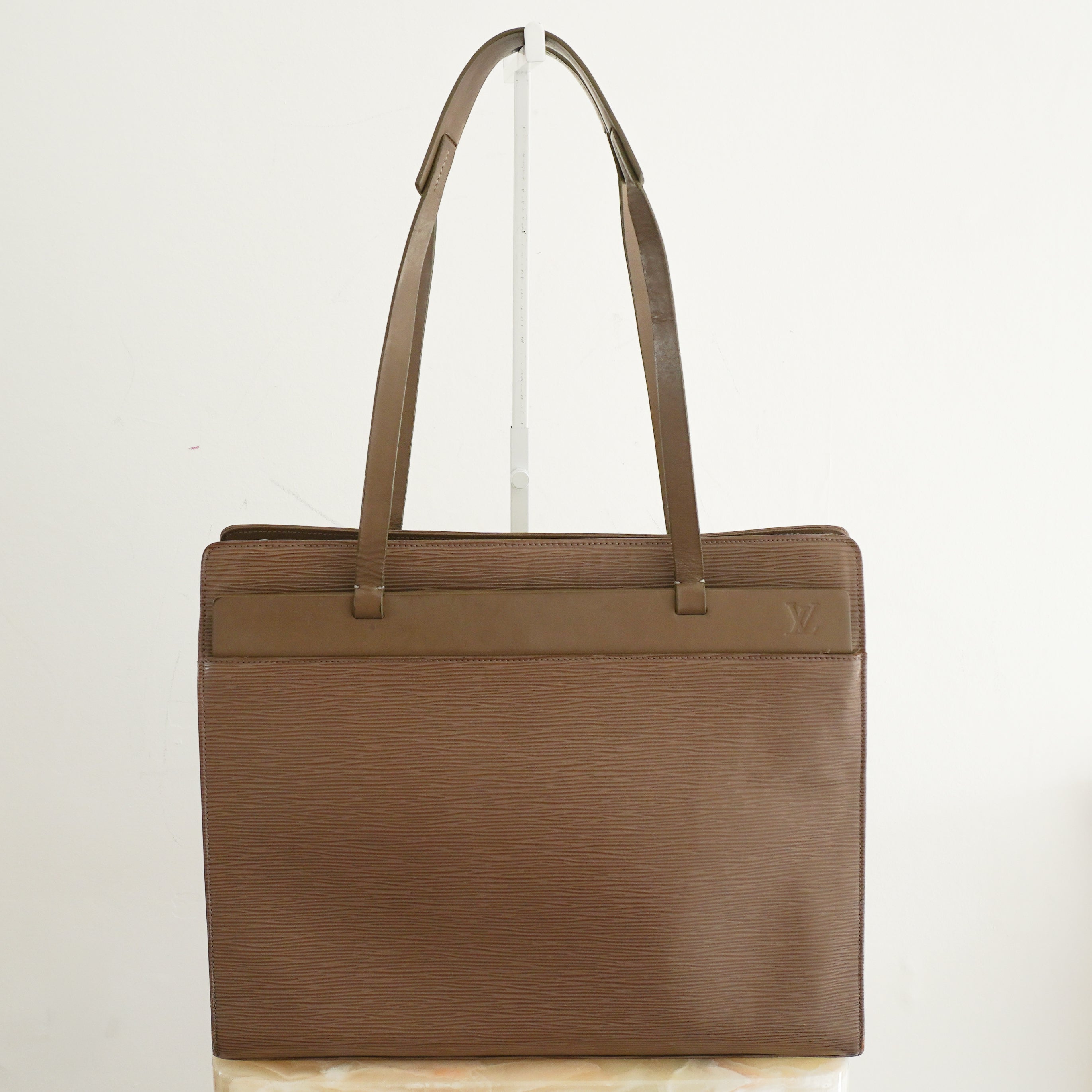 Louis Vuitton Taupe Epi Croisette GM Tote RRP £2.8k| Authentic Preloved