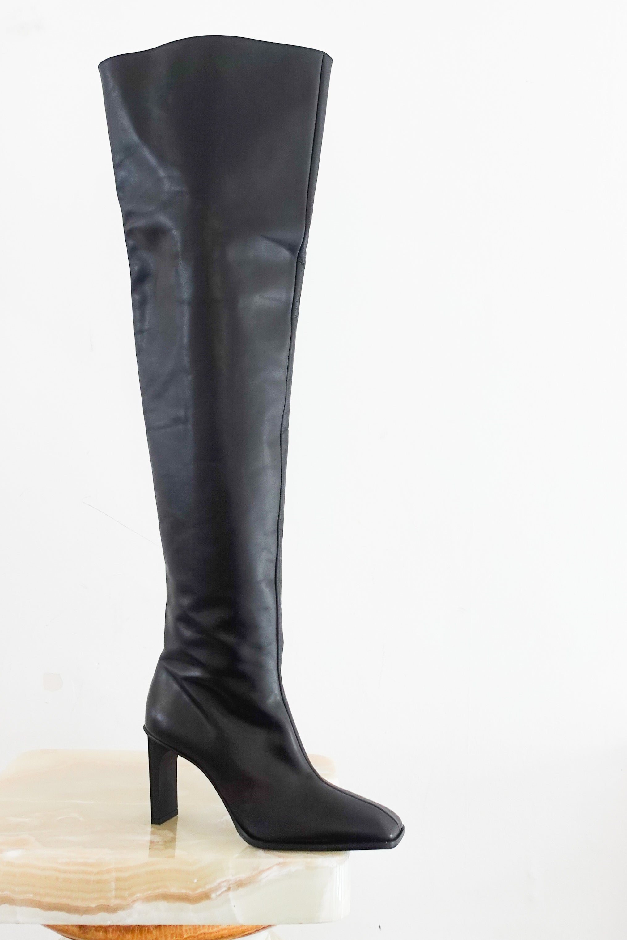 New Over the knee black boots RRP £700