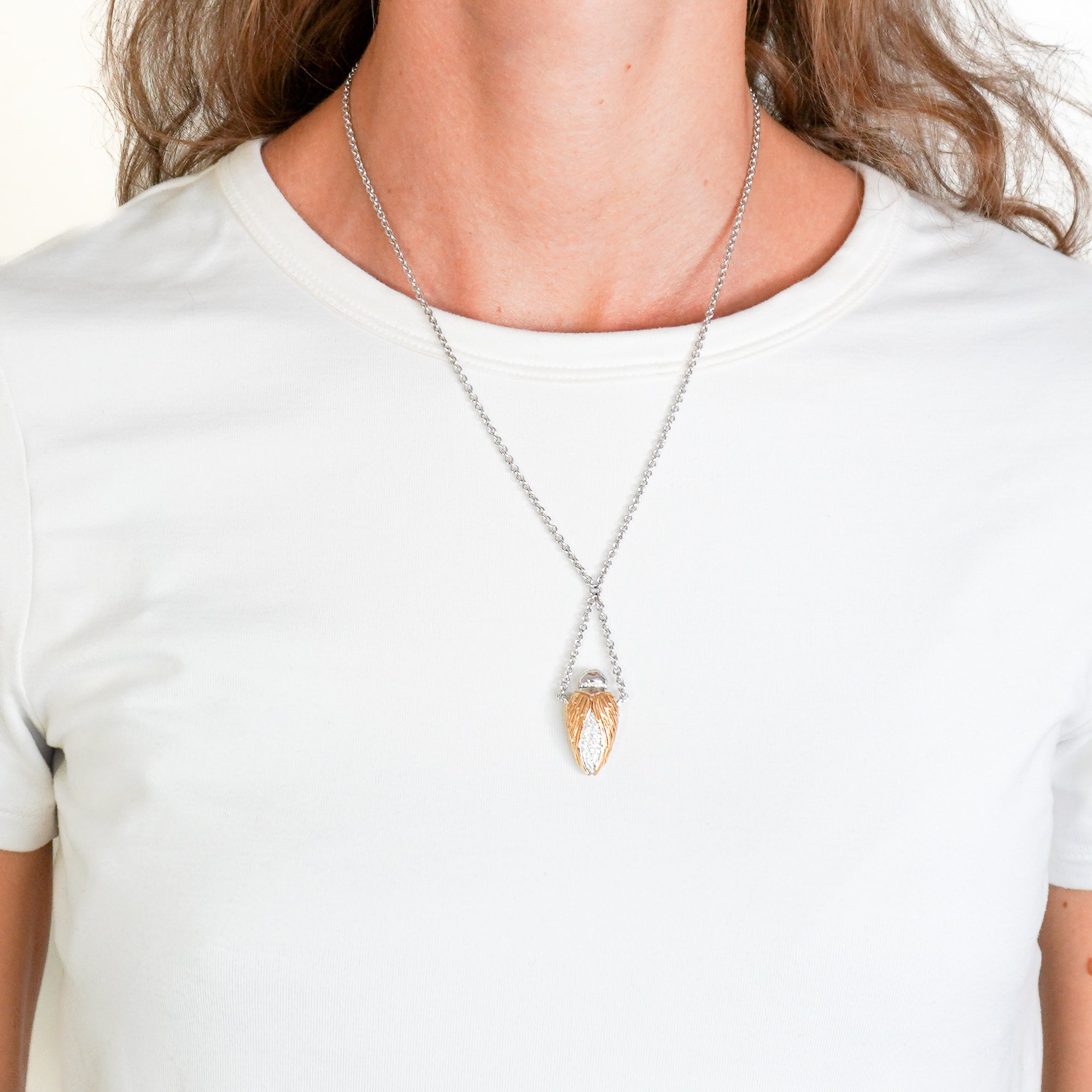Theo Fennell Diamond-Set ‘Ampoule’ Pendant Necklace in 18ct Gold | Authentic Preloved FINAL SALE