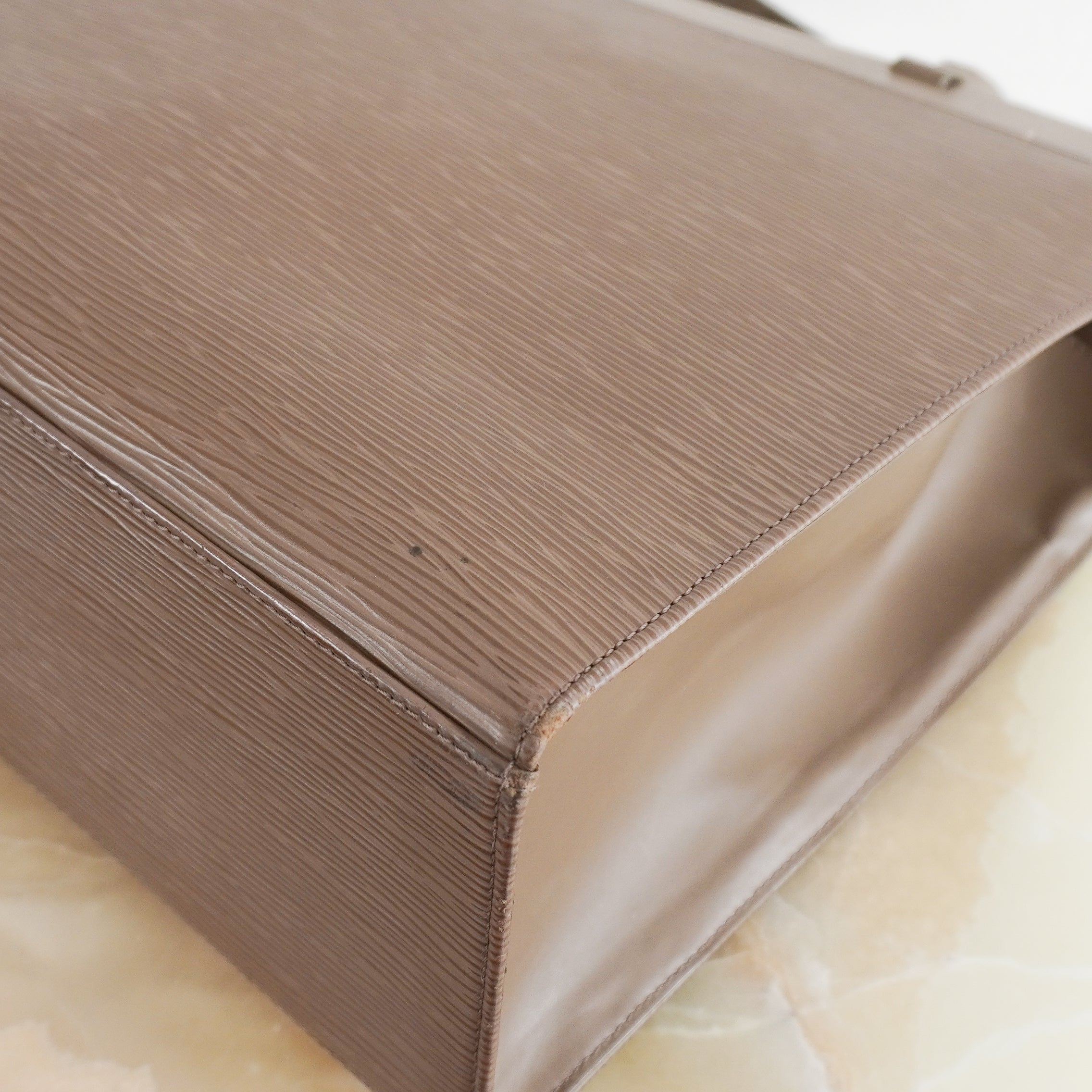 Louis Vuitton Taupe Epi Croisette GM Tote RRP £2.8k| Authentic Preloved