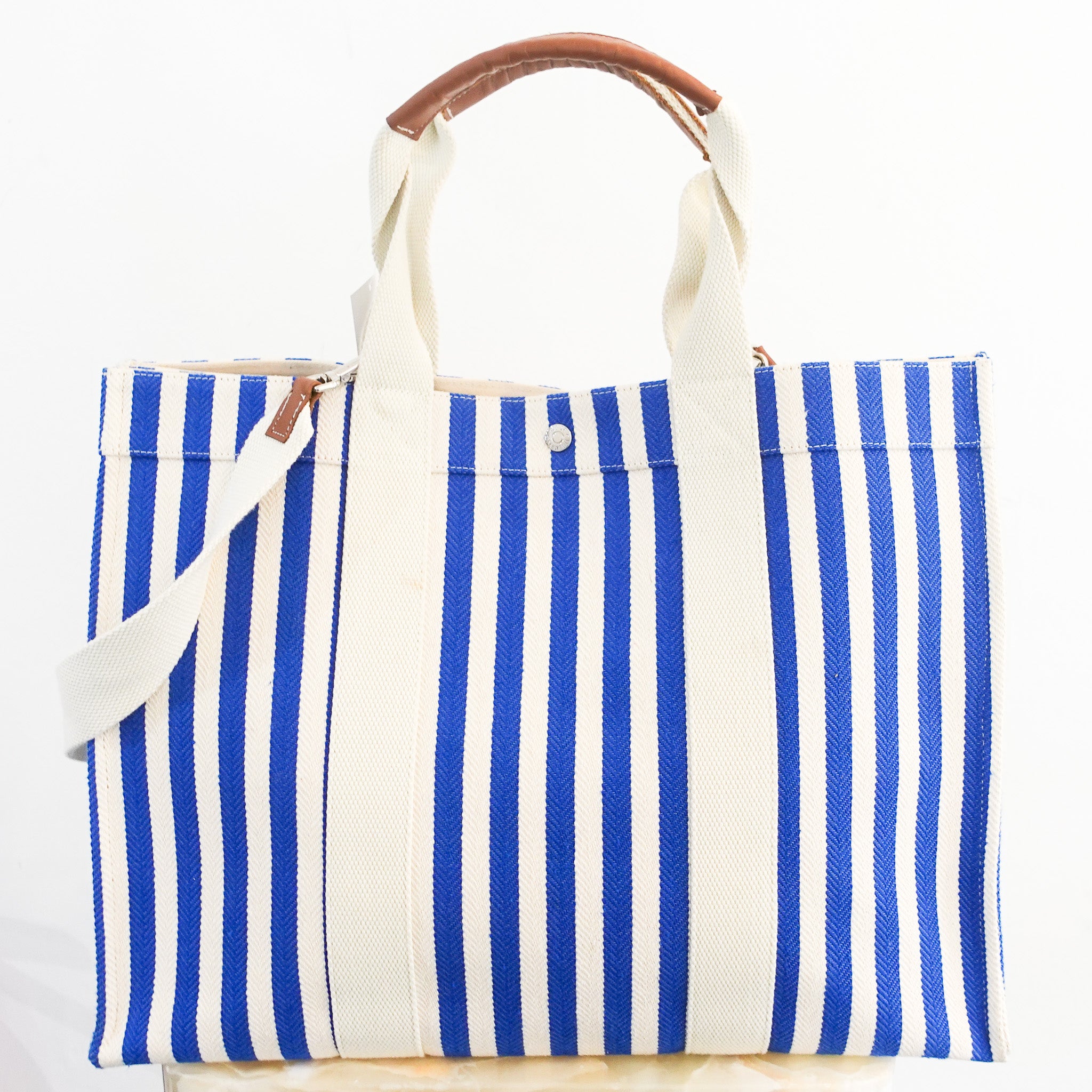 Blue and white tote bag RRP £425