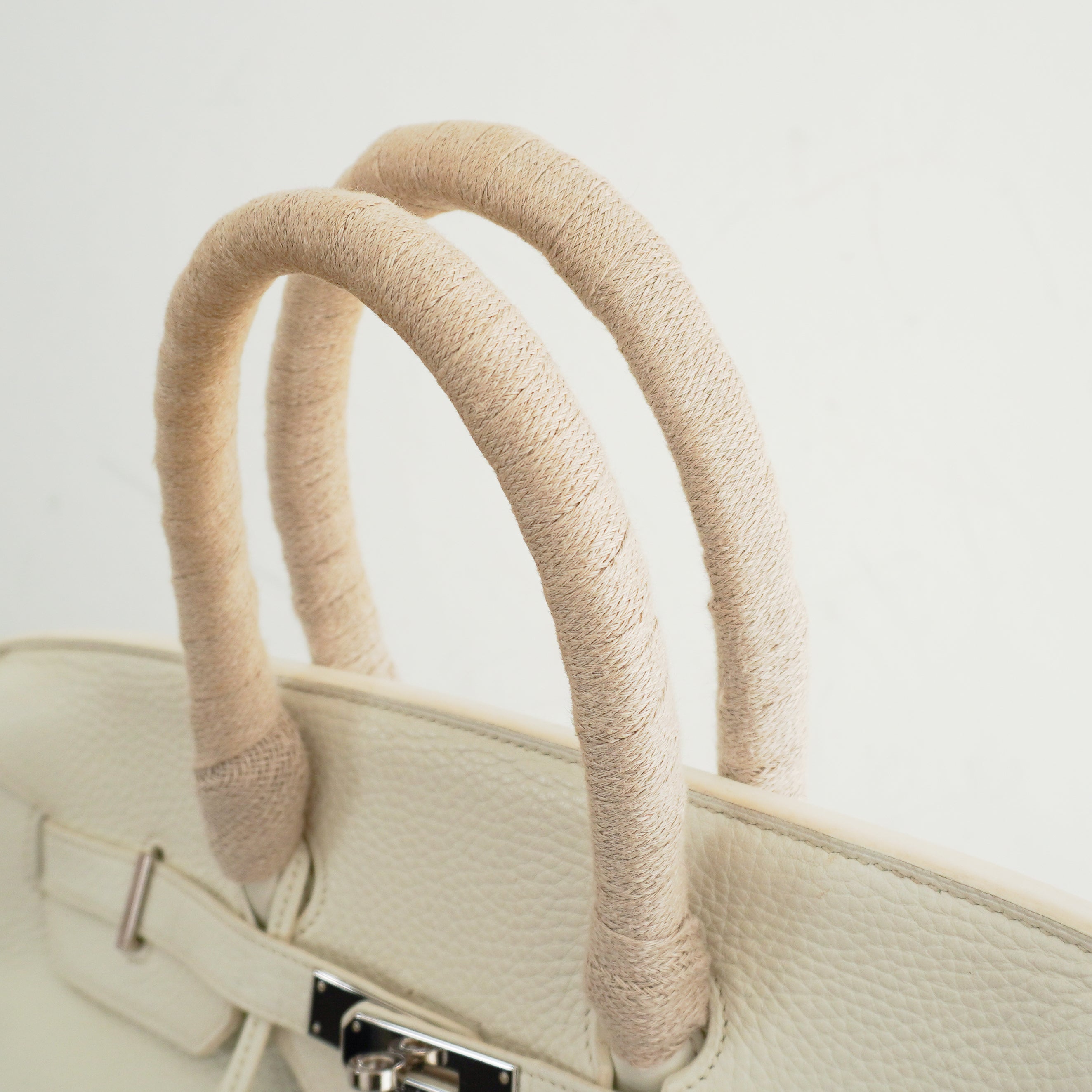 Hermès White Birkin 35 Togo Leather Palladium Hardware | Authentic Preloved