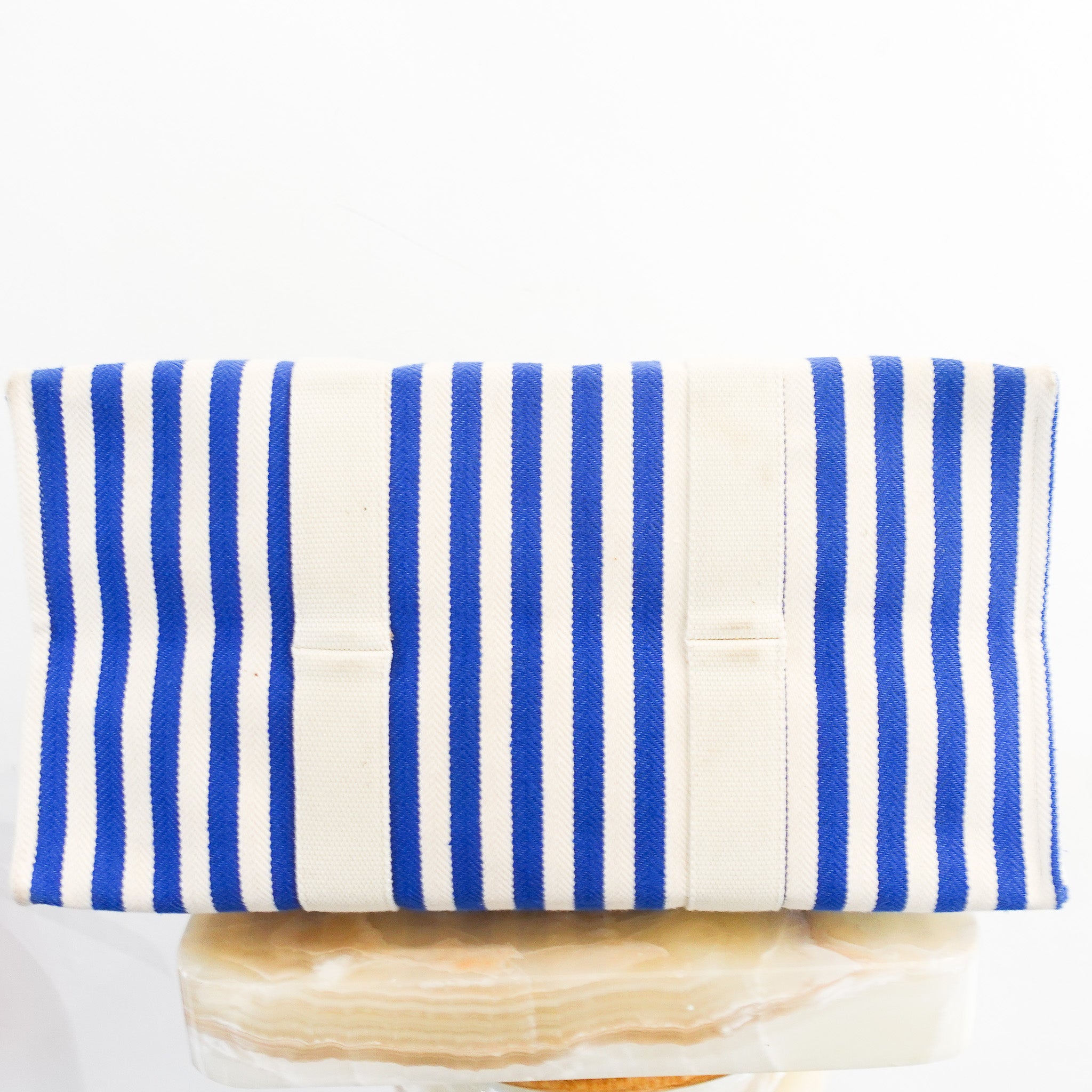 Blue and white tote bag RRP £425