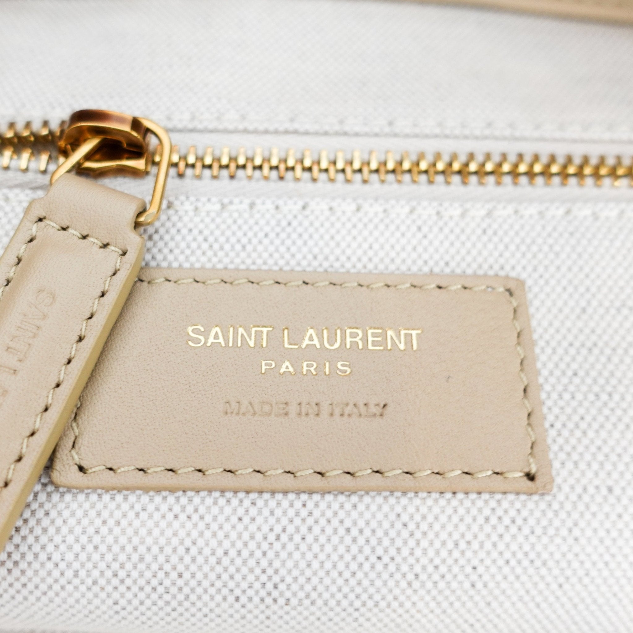 Saint Laurent ICARE Quilted Lambskin in beige RRP £3755 | Authentic Preloved - Reloved Again