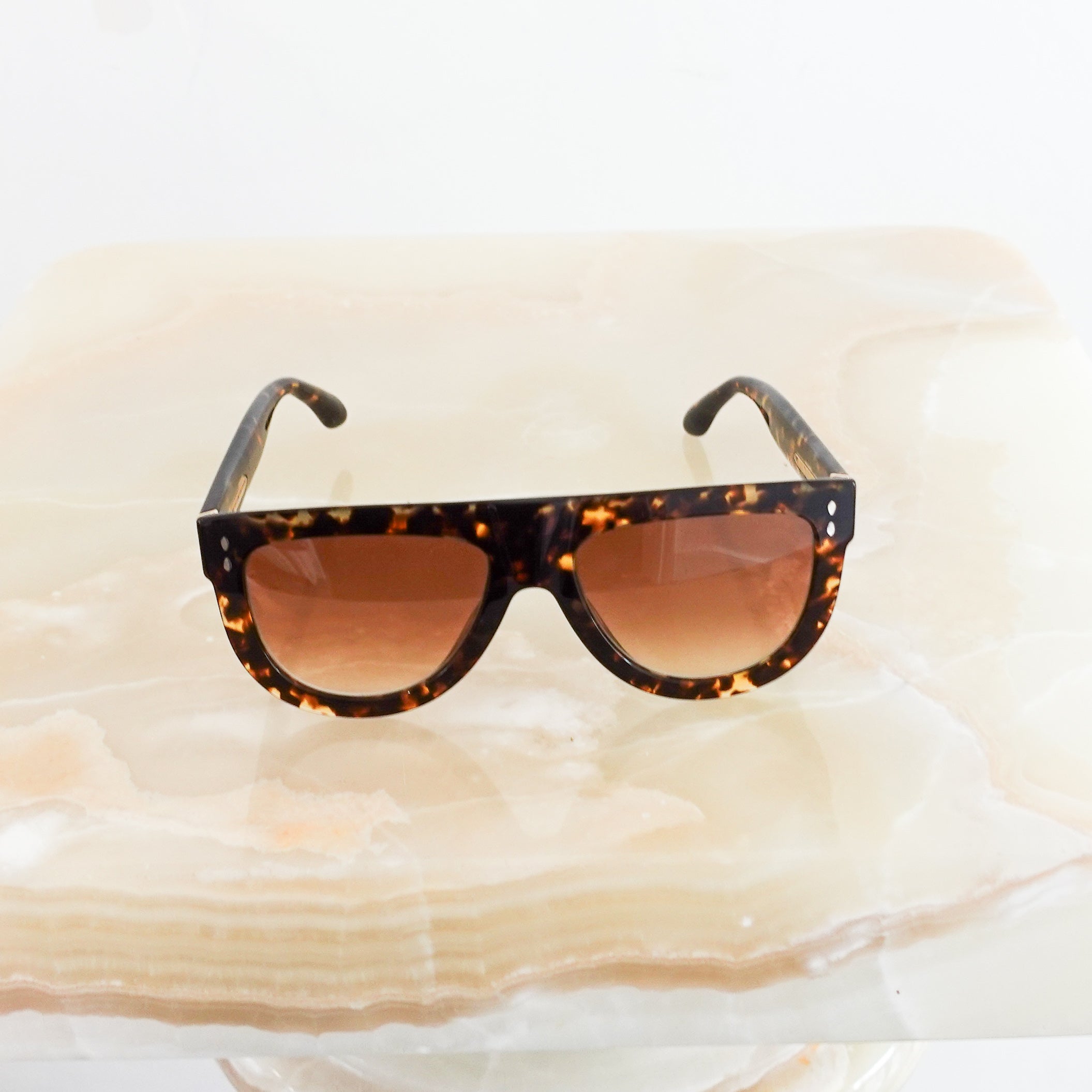 Tortoiseshell print sunglasses RRP £300