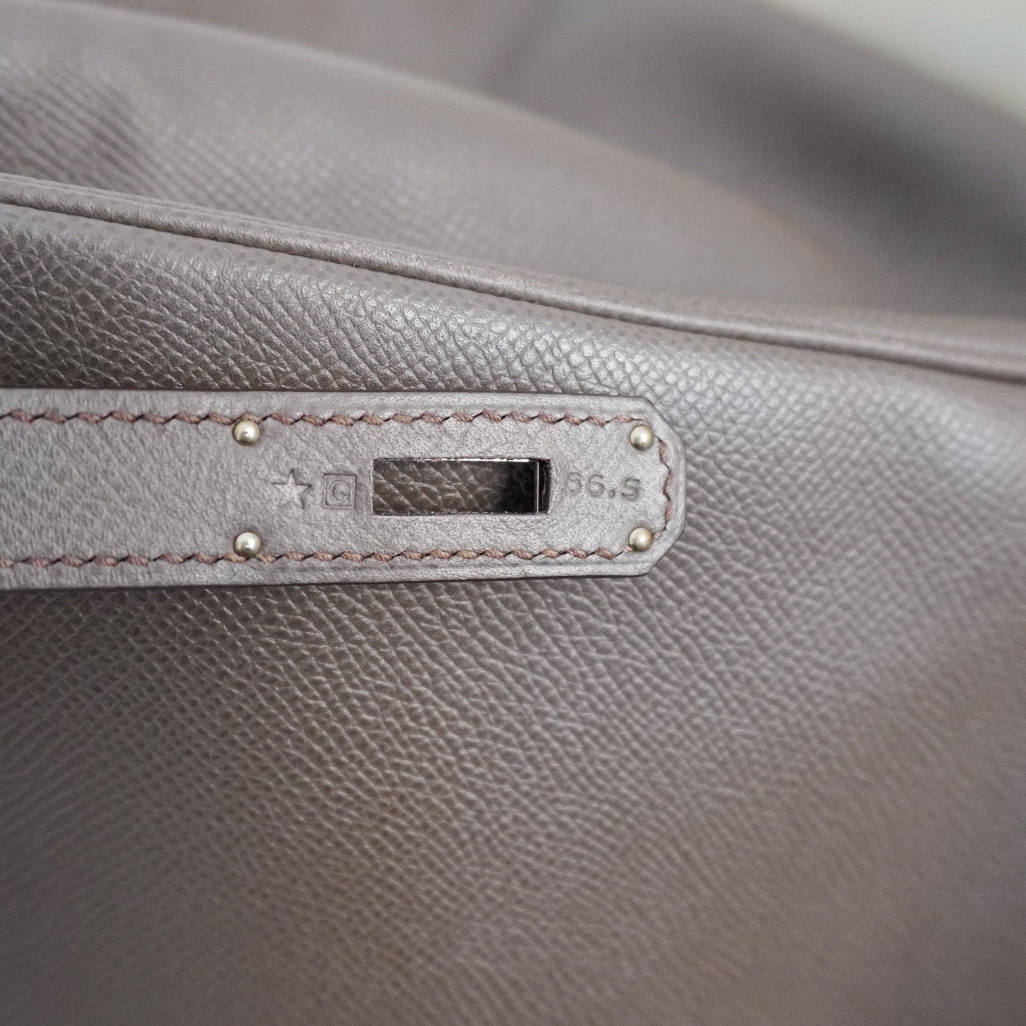 Hermès Birkin 35 Retourne in Etoupe Epsom Leather Palladium Hardware | Authentic Preloved - Reloved Again