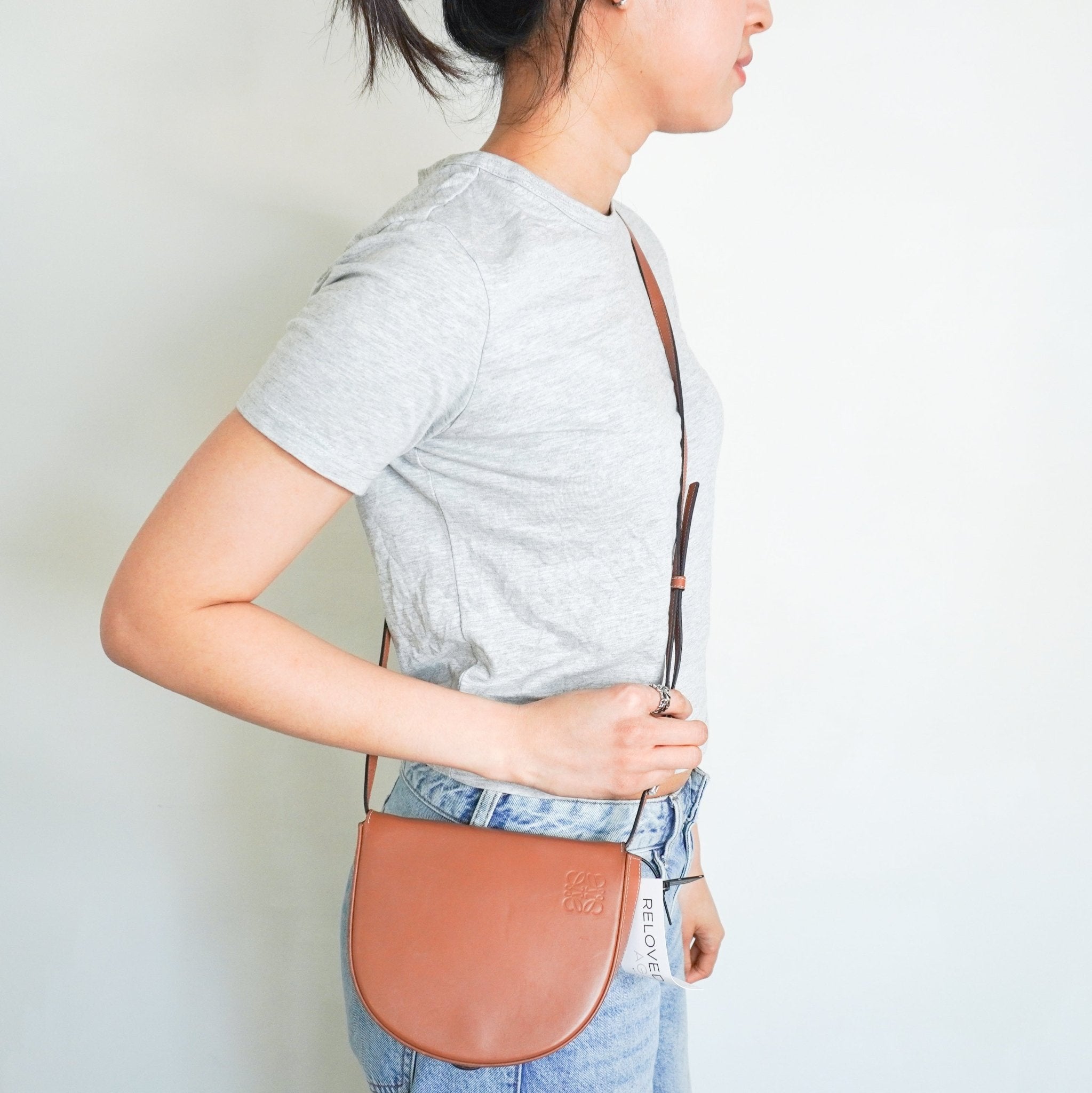 Loewe Heel Small Pouch Bag RRP £350 | Authentic Preloved - Reloved Again