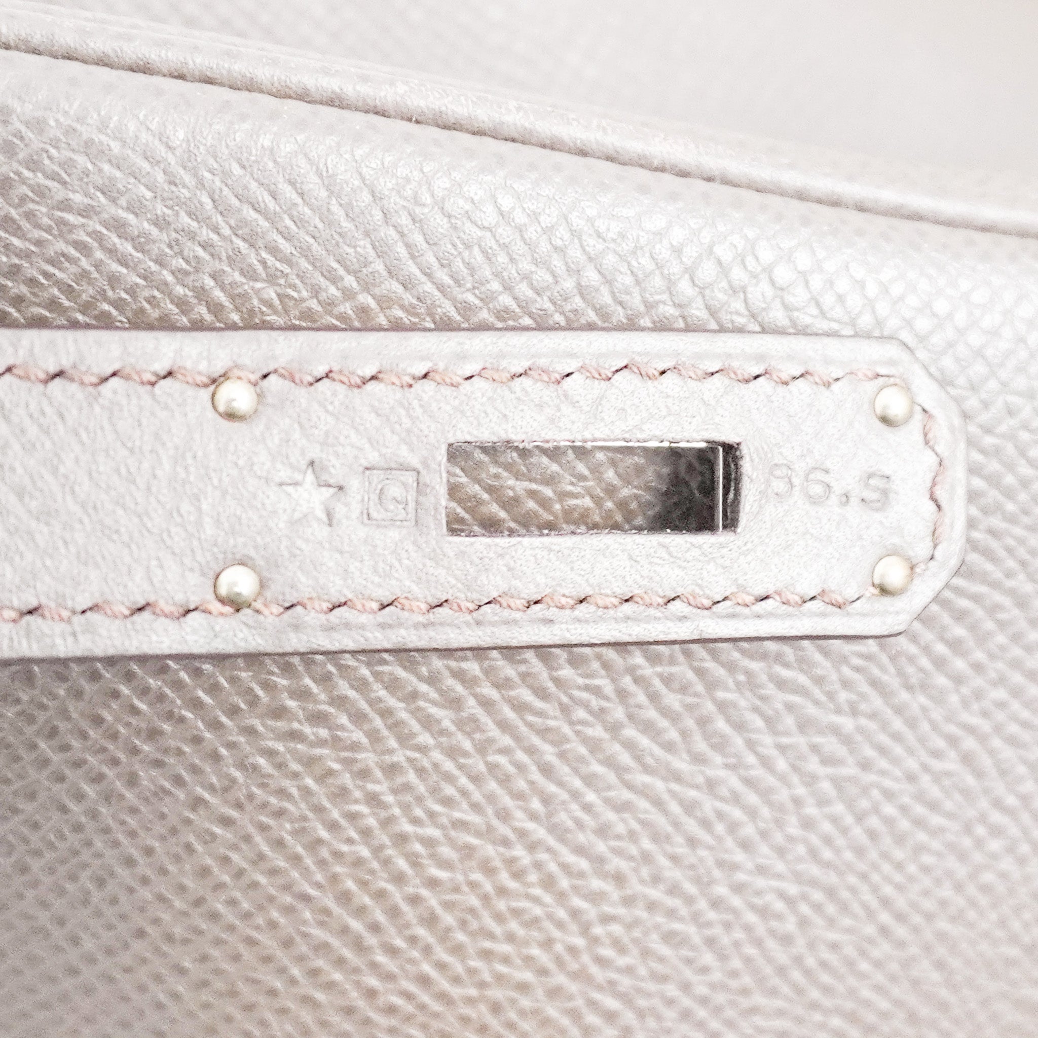 Hermès Birkin 35 Retourne in Etoupe Epsom Leather Palladium Hardware | Authentic Preloved