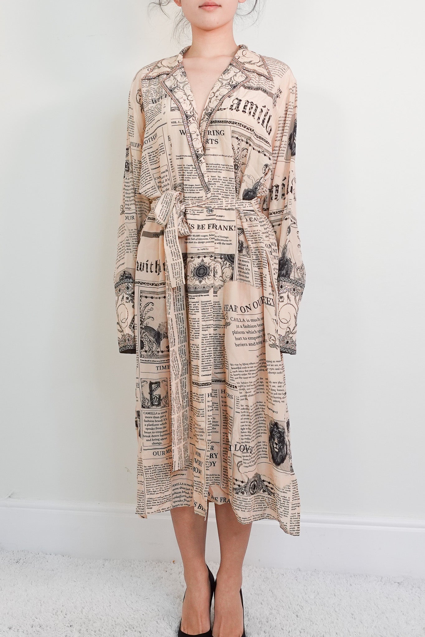 Frame fever split cuff soft silk dress RRP £899 [final sale]