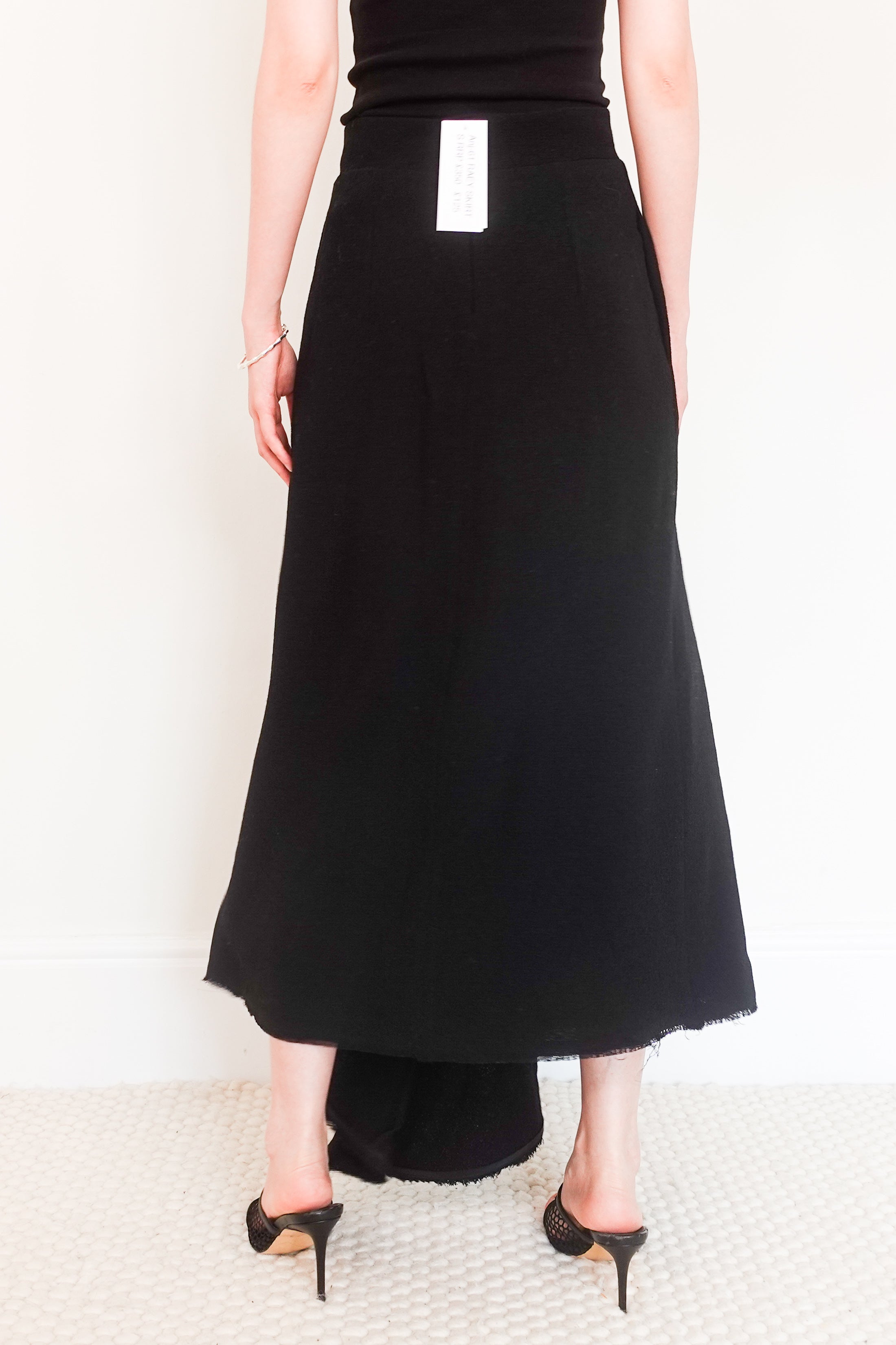 Black midi skirt RRP £350