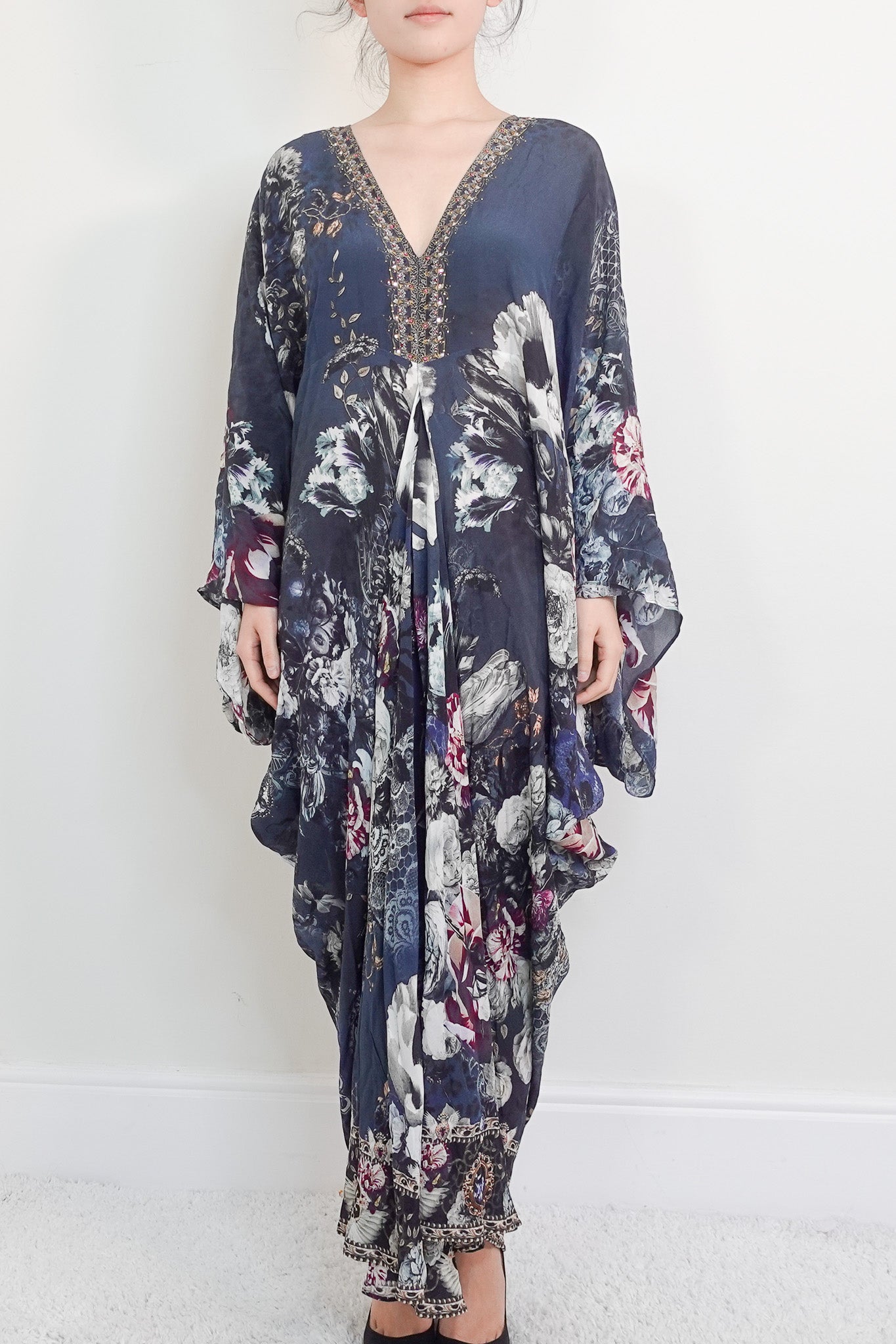 Silk split sleeve Kaftan RRP £500