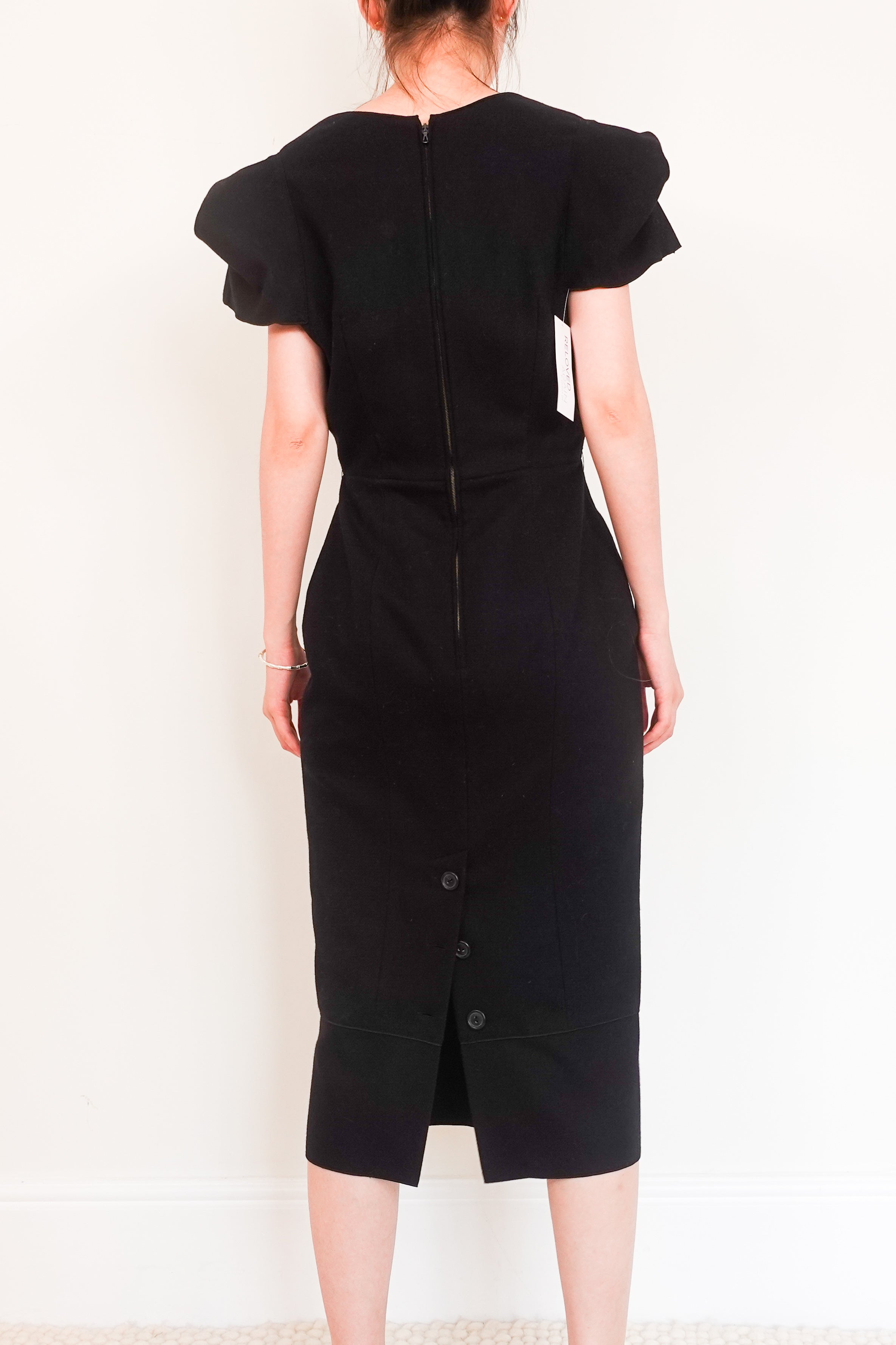 Black midi dress RRP £1000