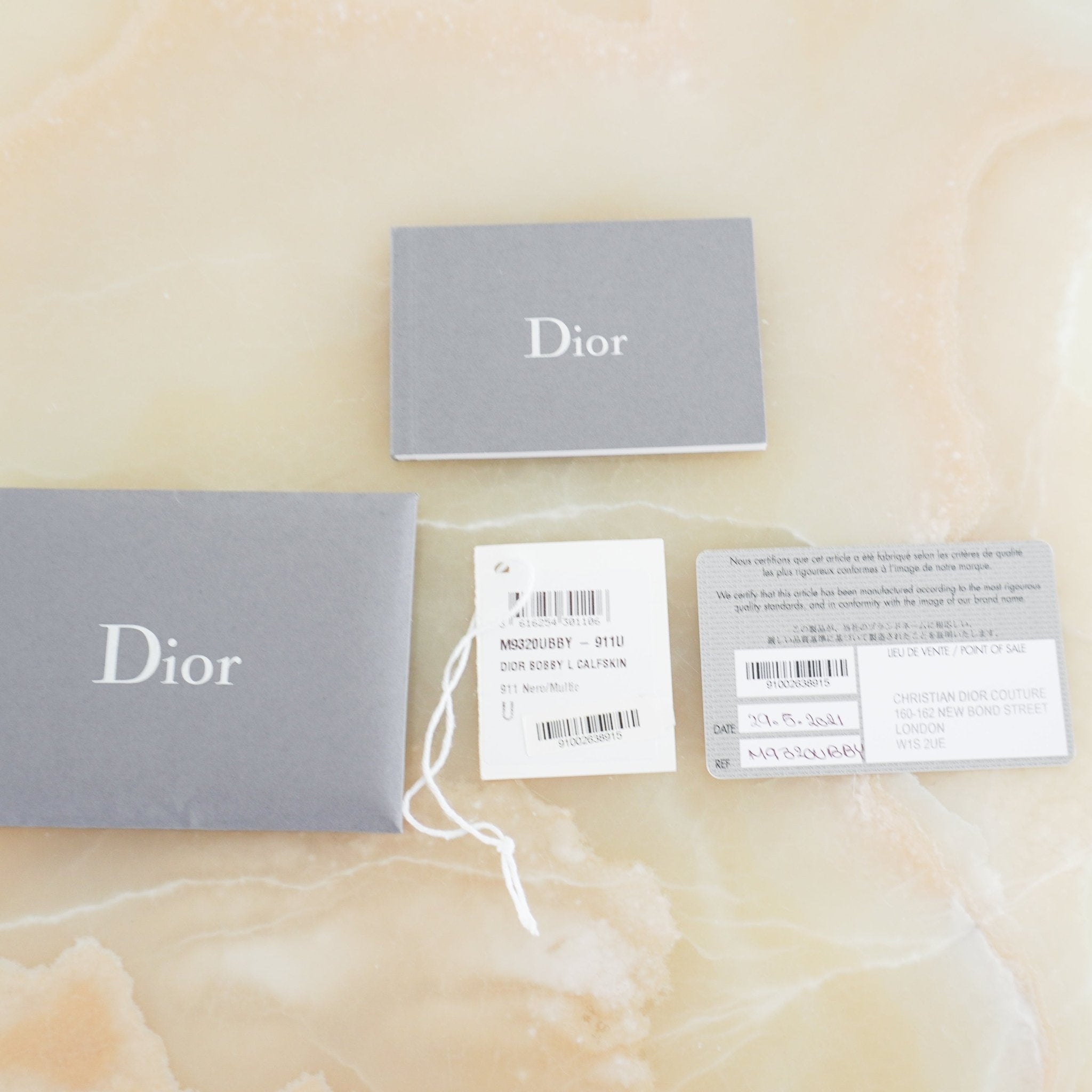 Dior Black Large Bobby Bag in Grained Calfskin RRP £3250 | Authentic Preloved - Reloved Again