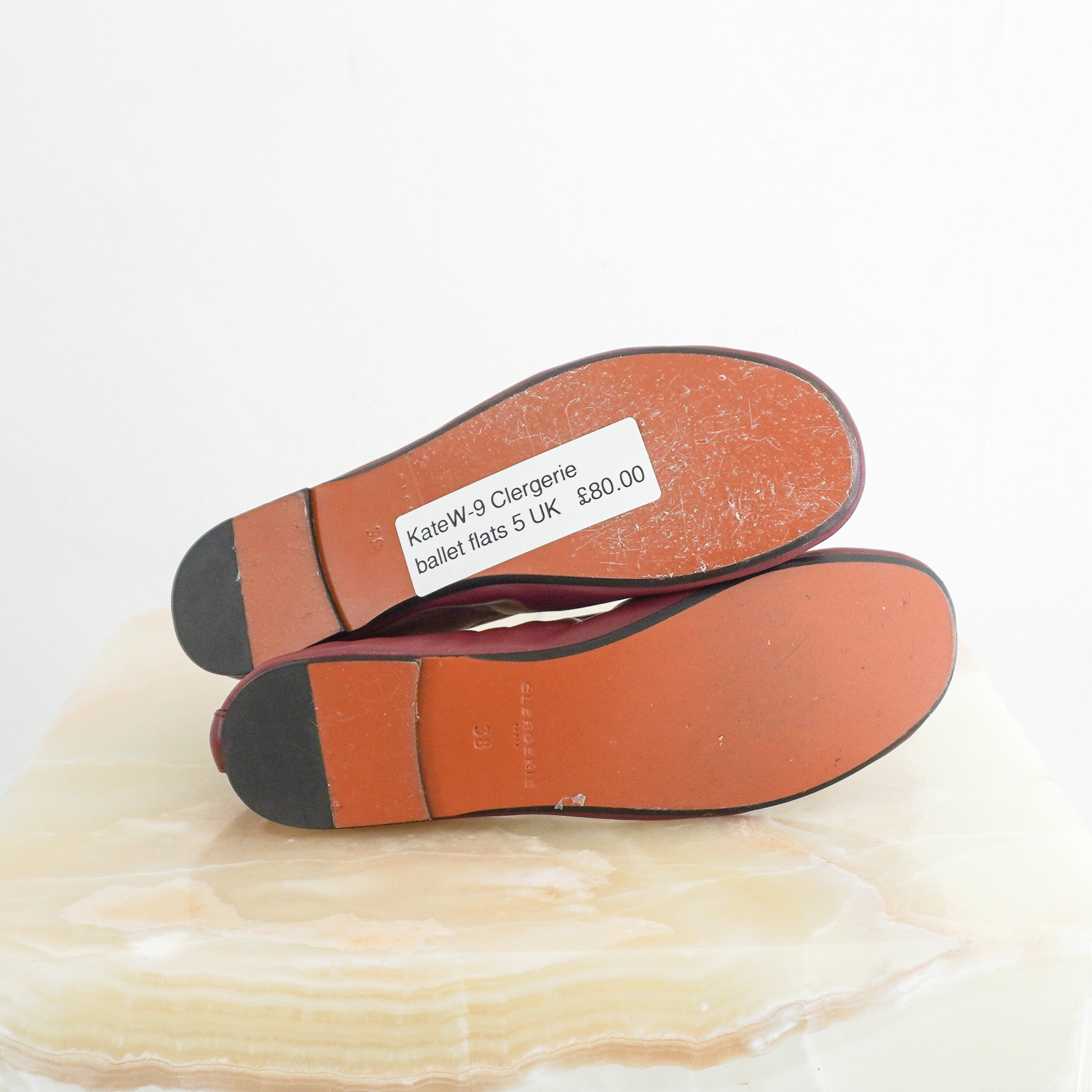 Clergerie Molly Ballet Flats RRP £355 | Authentic Preloved - Reloved Again