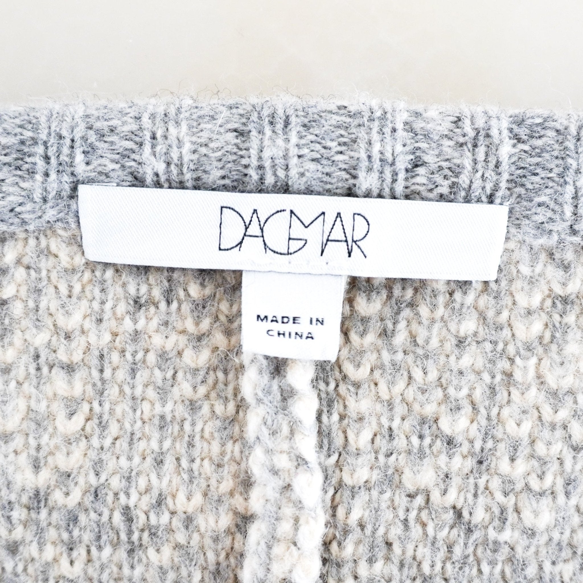 Dagmar Grey and Cream Shawl RRP £270 | Authentic Preloved