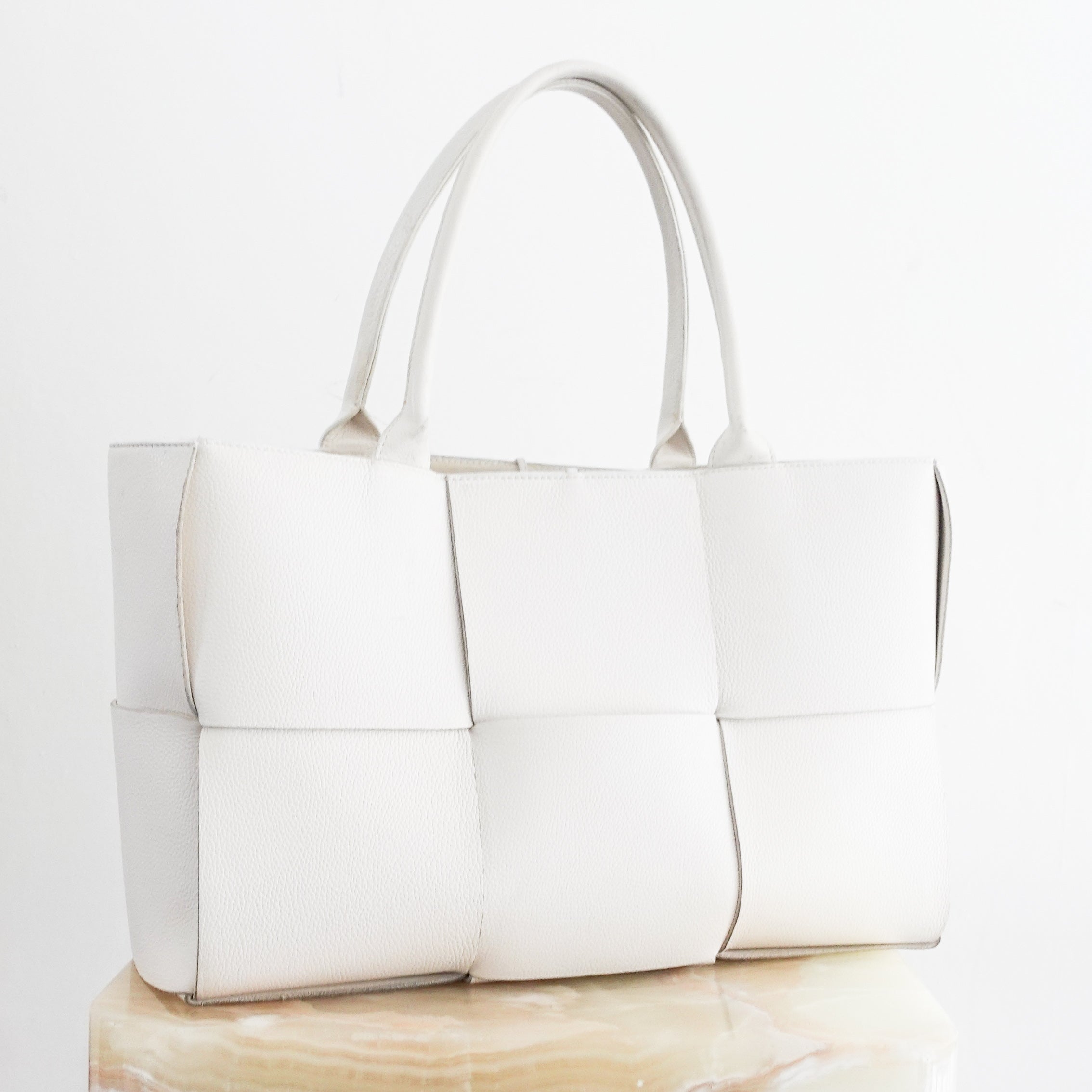 Small Arco Tote Bag white RRP £2600