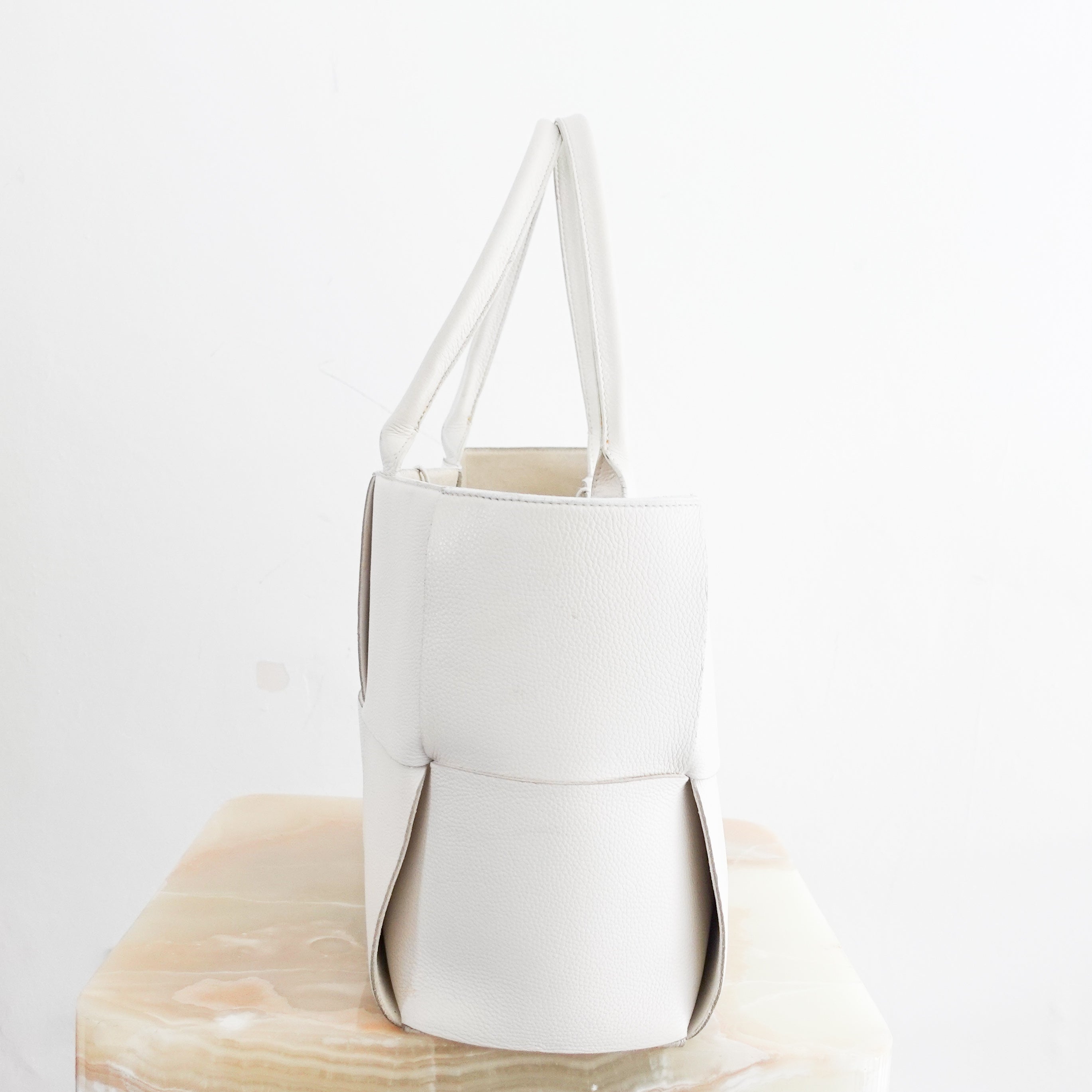 Small Arco Tote Bag white RRP £2600