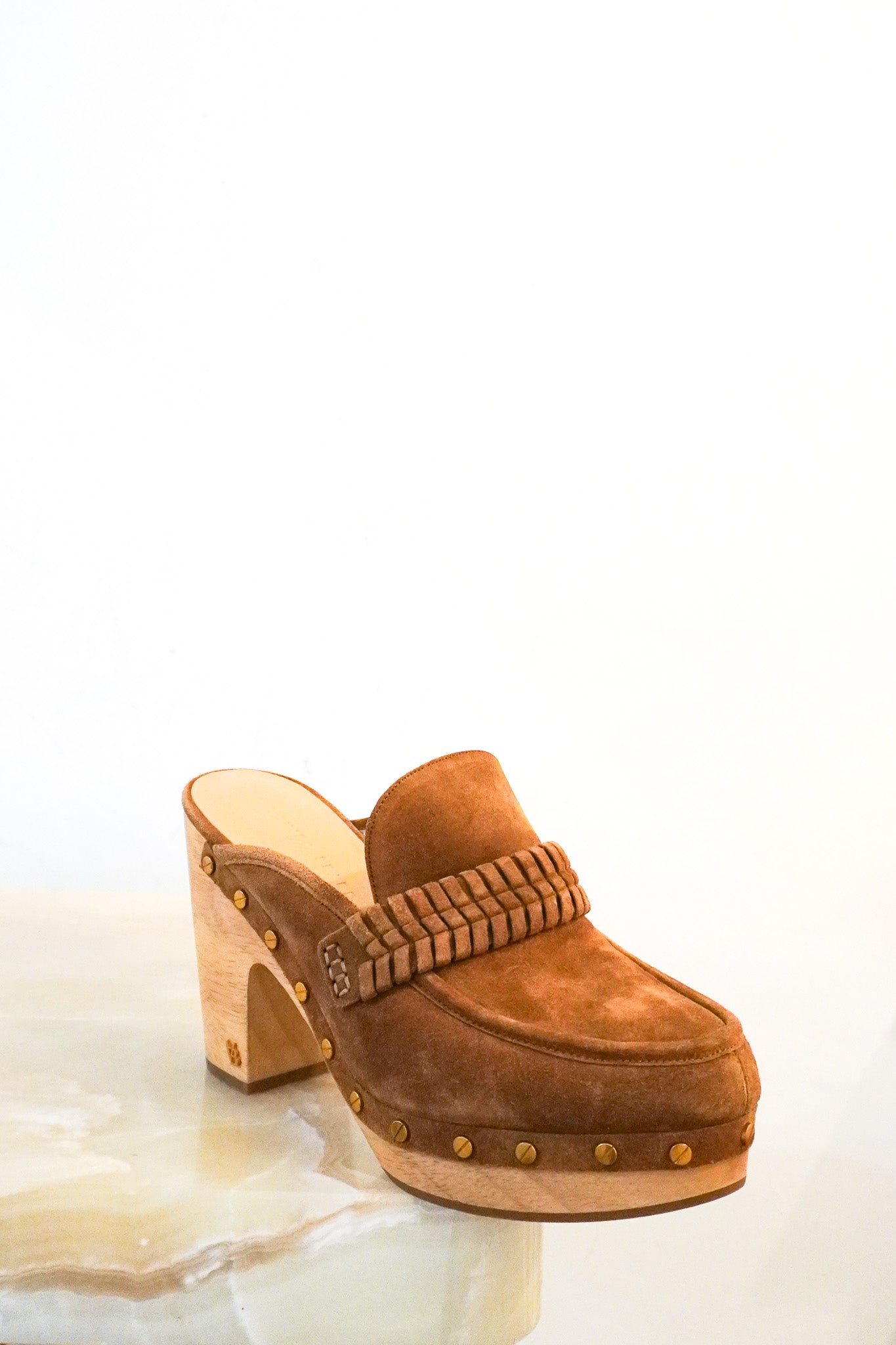 Veronica Beard Brown Suede Clogs £300 | Authentic Preloved - Reloved Again