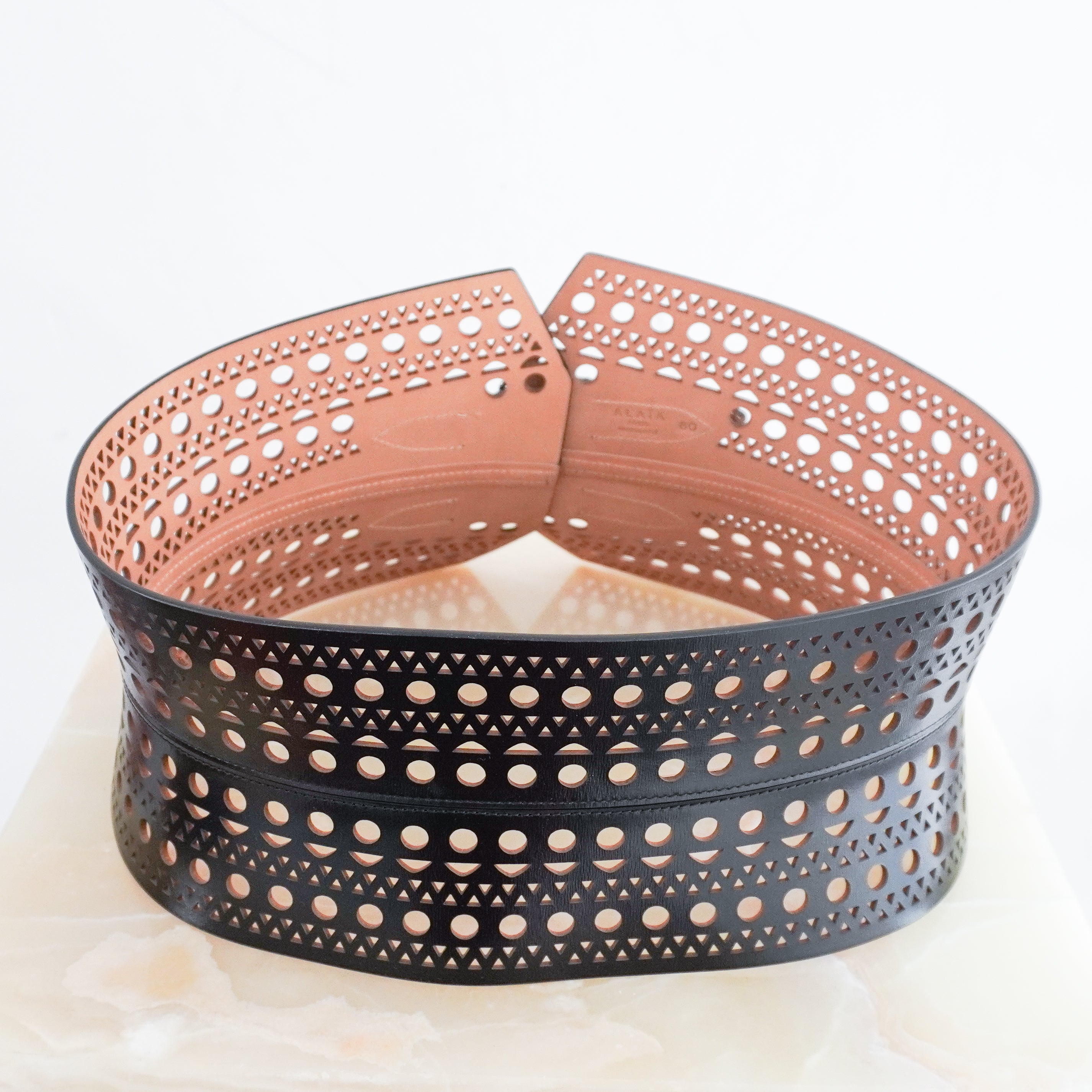 Alaia Laser cut out belt RRP £990| Authentic Preloved