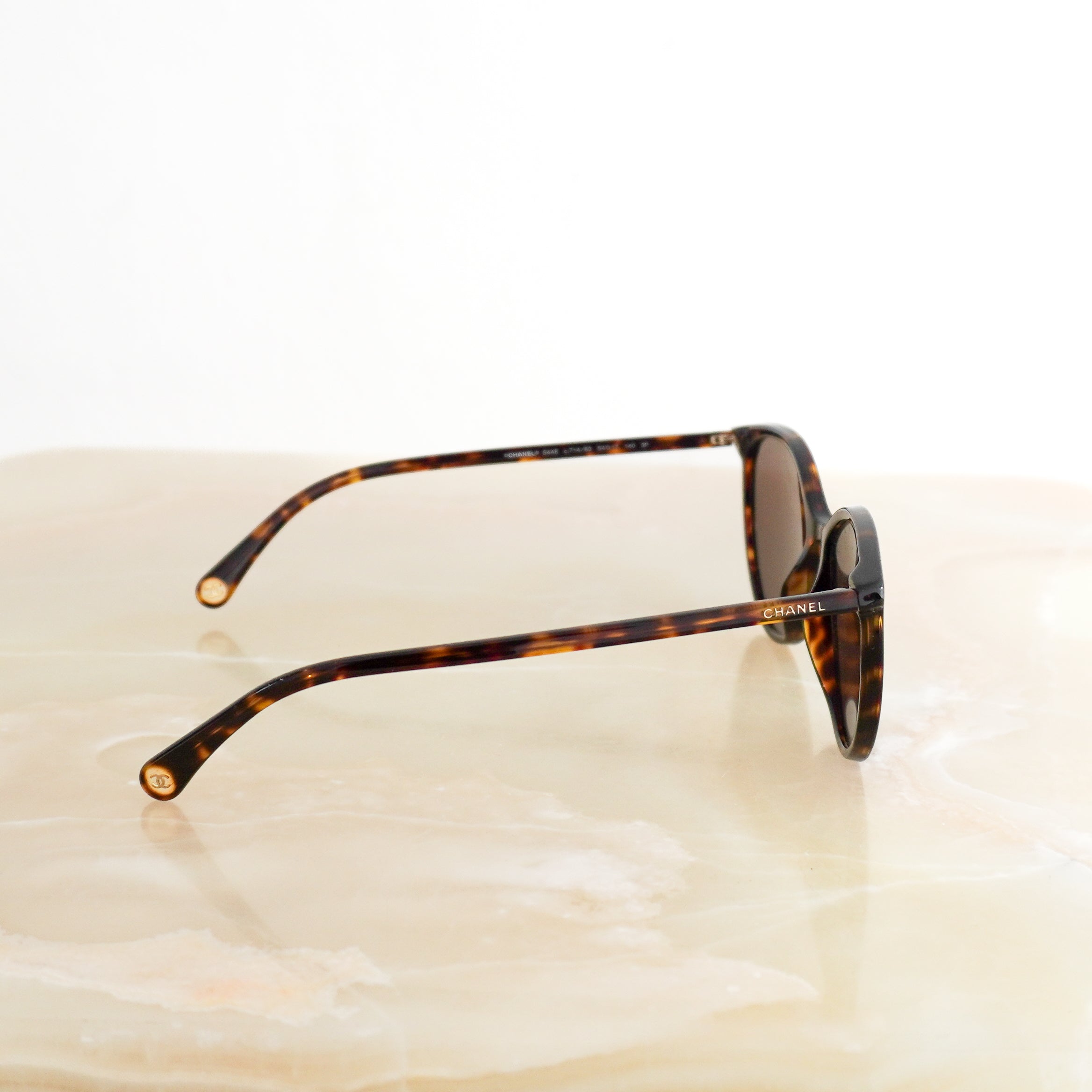 Chanel Polarized Butterfly Dark Tortoiseshell Sunglasses (RRP £260) | Authentic Preloved FINAL SALE