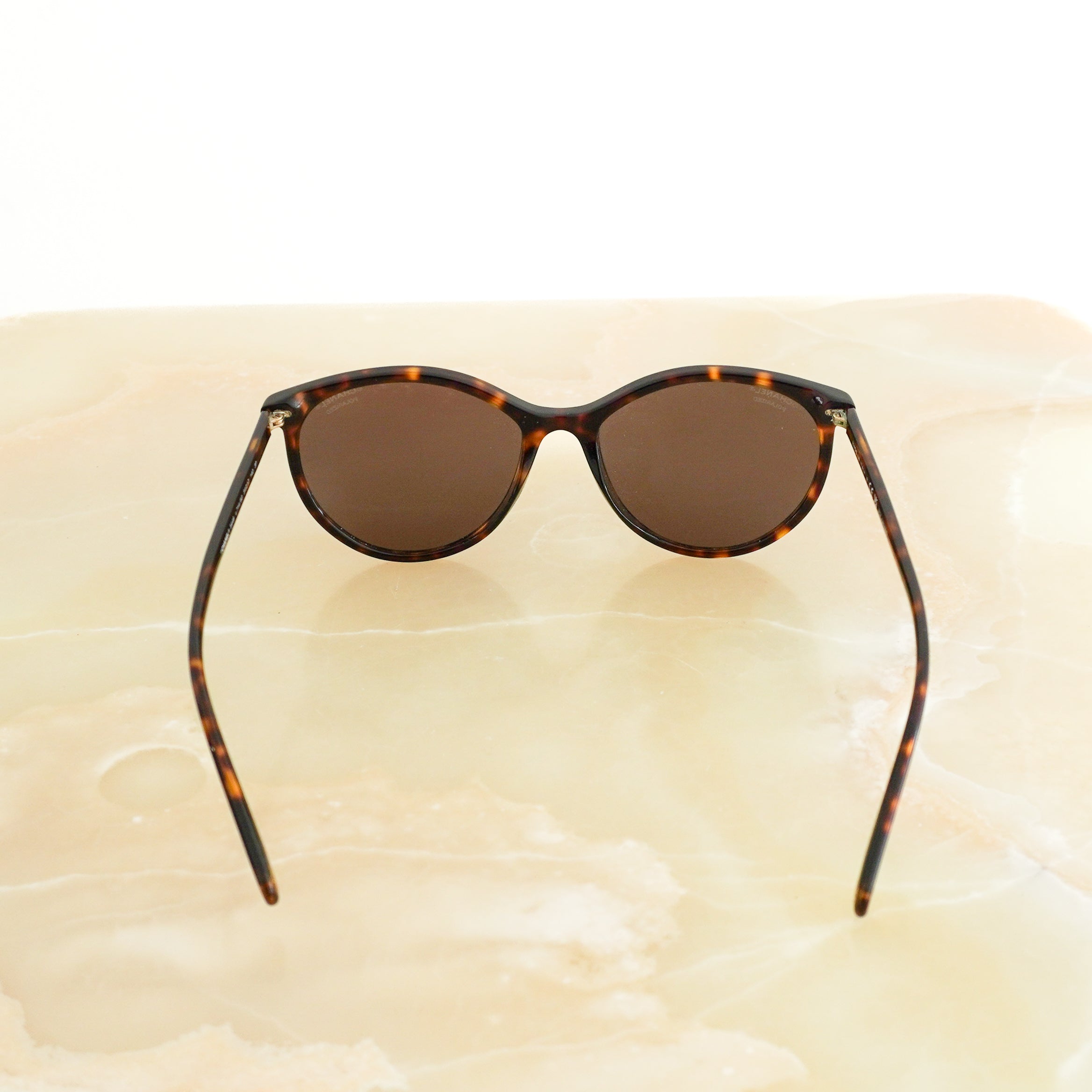 Chanel Polarized Butterfly Dark Tortoiseshell Sunglasses (RRP £260) | Authentic Preloved FINAL SALE