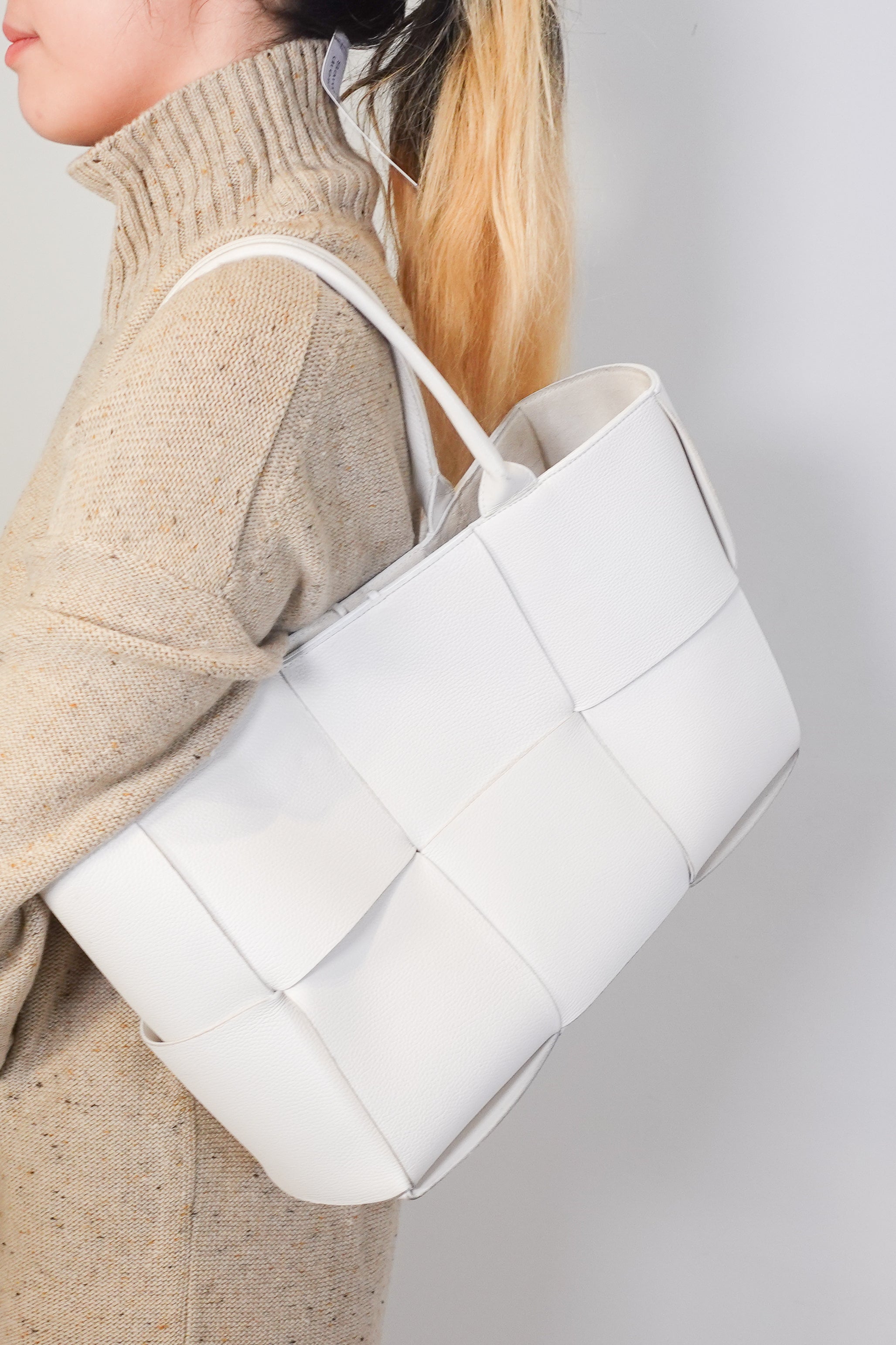 Small Arco Tote Bag white RRP £2600